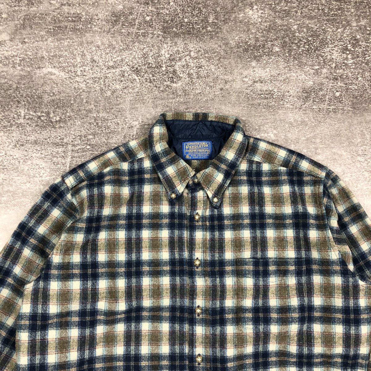 Pendleton Vintage 60s Pendleton Wool Shirt Made in USA Size US M / EU 48-50 / 2 - 2 Thumbnail
