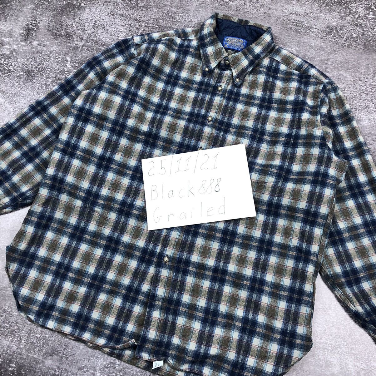 Pendleton Vintage 60s Pendleton Wool Shirt Made in USA Size US M / EU 48-50 / 2 - 12 Thumbnail