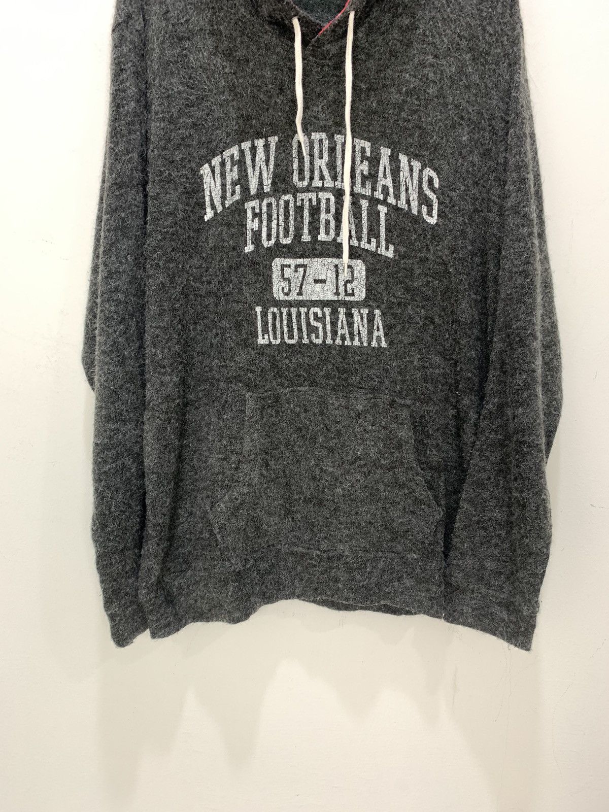 Designer × Sports Specialties MINDGAMES NEW ORLEANS LOUISIANA Mohair Hoodie Sweater Jacket Size L / US 10 / IT 46 - 5 Thumbnail