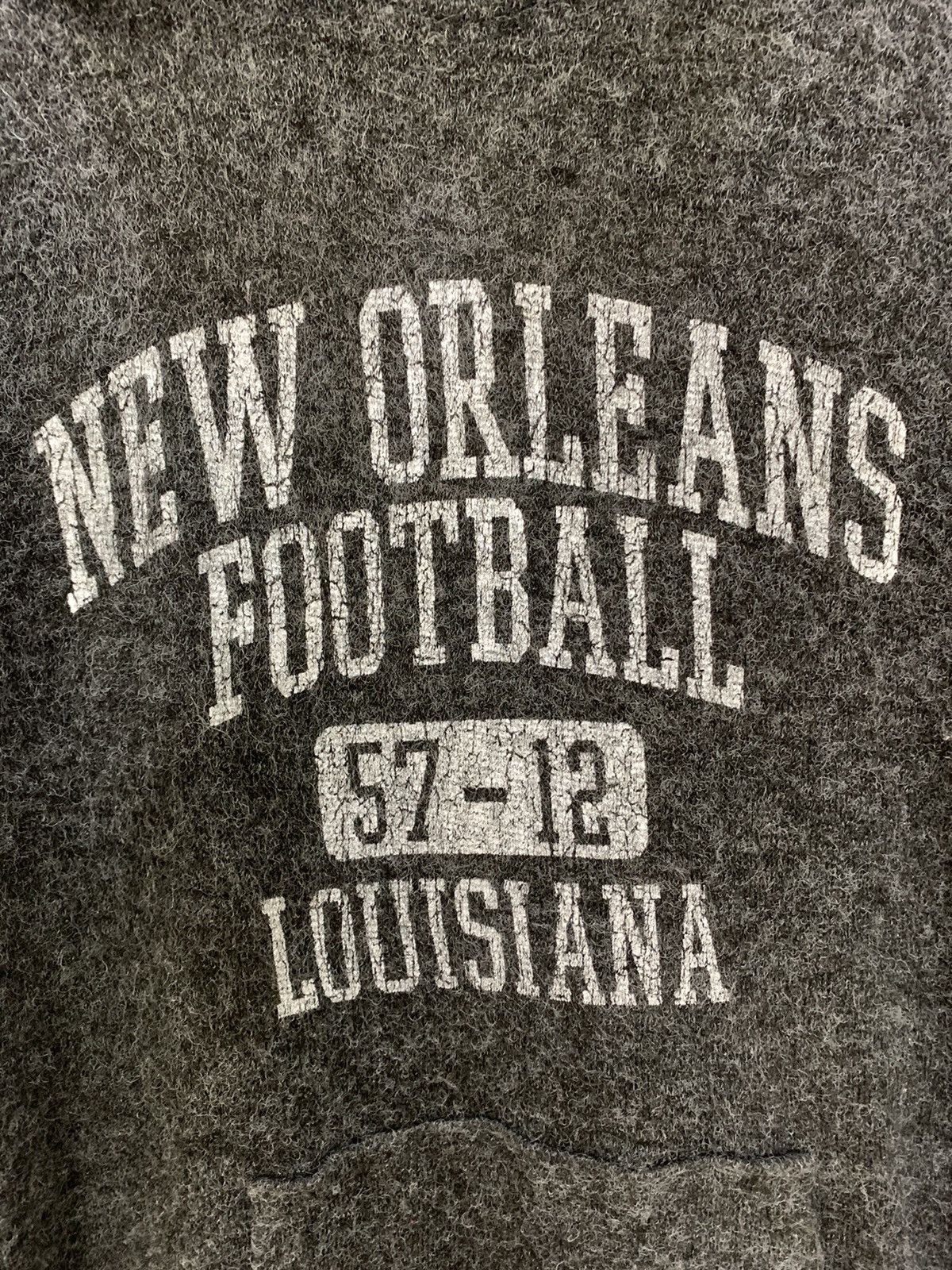 Designer × Sports Specialties MINDGAMES NEW ORLEANS LOUISIANA Mohair Hoodie Sweater Jacket Size L / US 10 / IT 46 - 10 Thumbnail