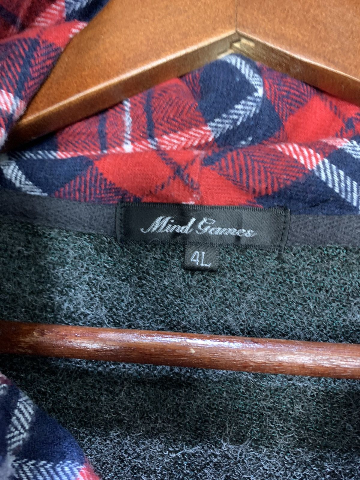 Designer × Sports Specialties MINDGAMES NEW ORLEANS LOUISIANA Mohair Hoodie Sweater Jacket Size L / US 10 / IT 46 - 17 Thumbnail