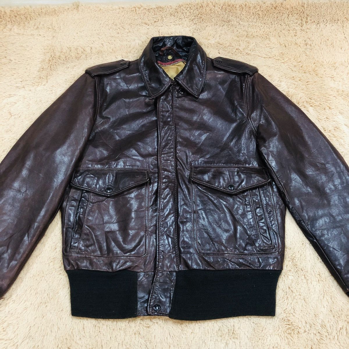 Leather Jacket × Schott × Vintage Schott vintage leather