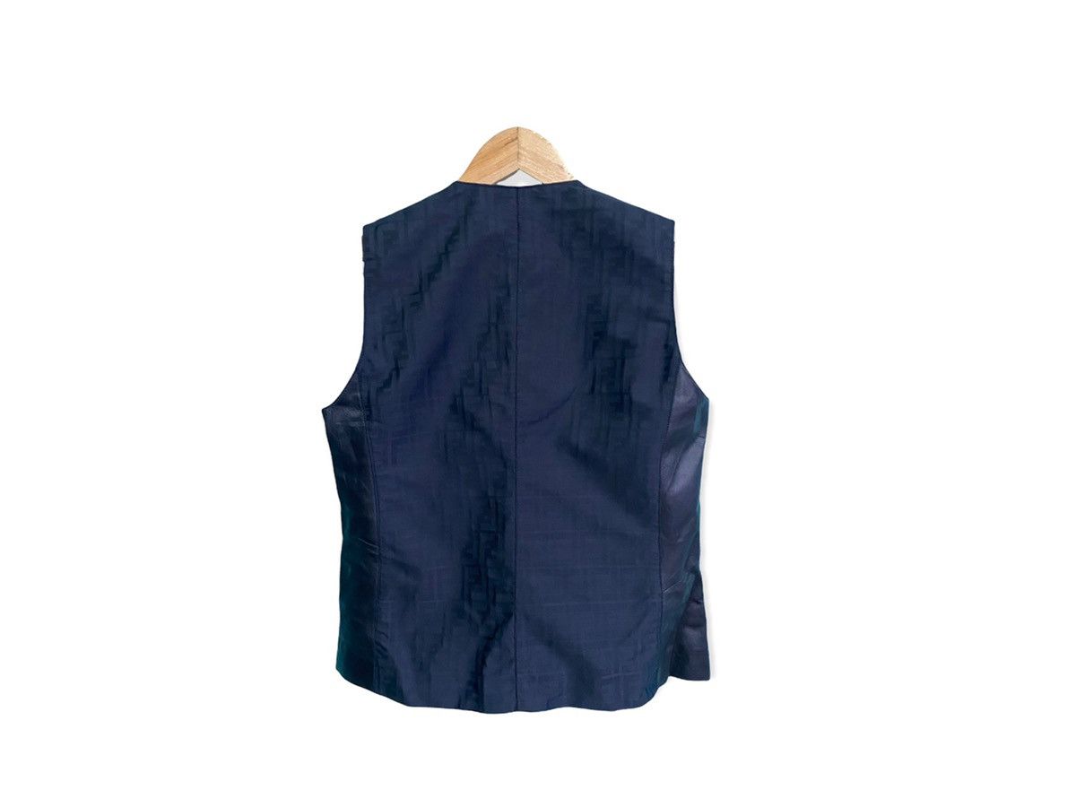 Fendi × Vintage VINTAGE FENDI MONOGRAM LEATHER VEST Size US S / EU 44-46 / 1 - 3 Thumbnail