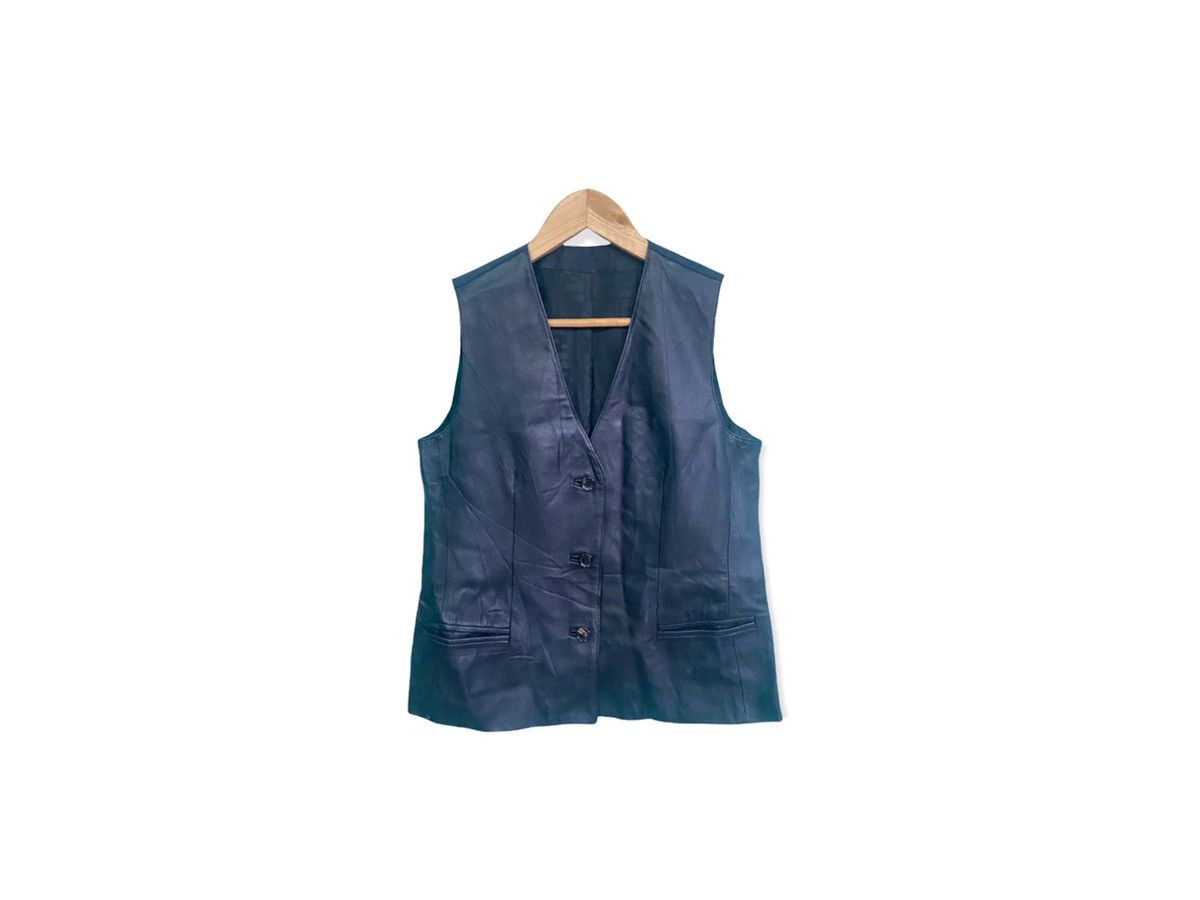 Fendi × Vintage VINTAGE FENDI MONOGRAM LEATHER VEST Size US S / EU 44-46 / 1 - 1 Thumbnail