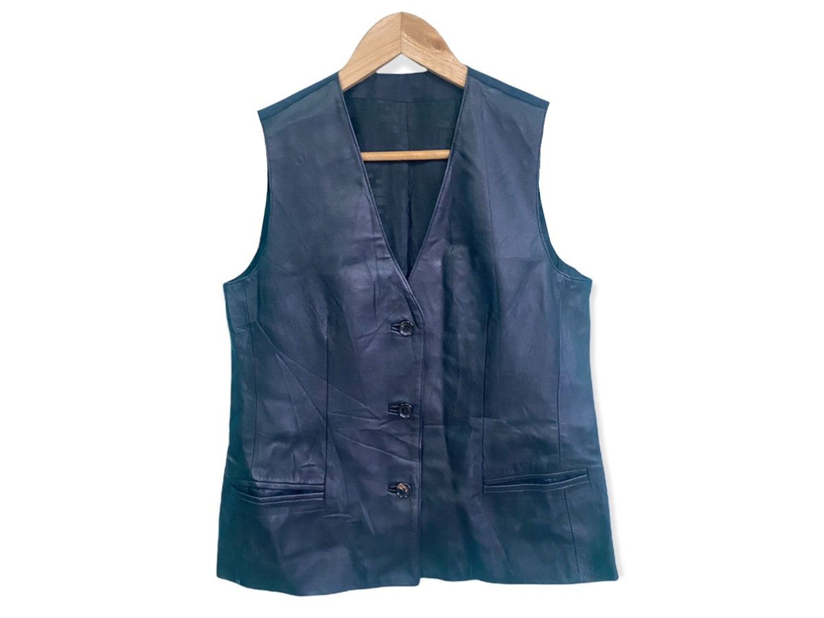 Fendi × Vintage VINTAGE FENDI MONOGRAM LEATHER VEST Size US S / EU 44-46 / 1 - 2 Thumbnail