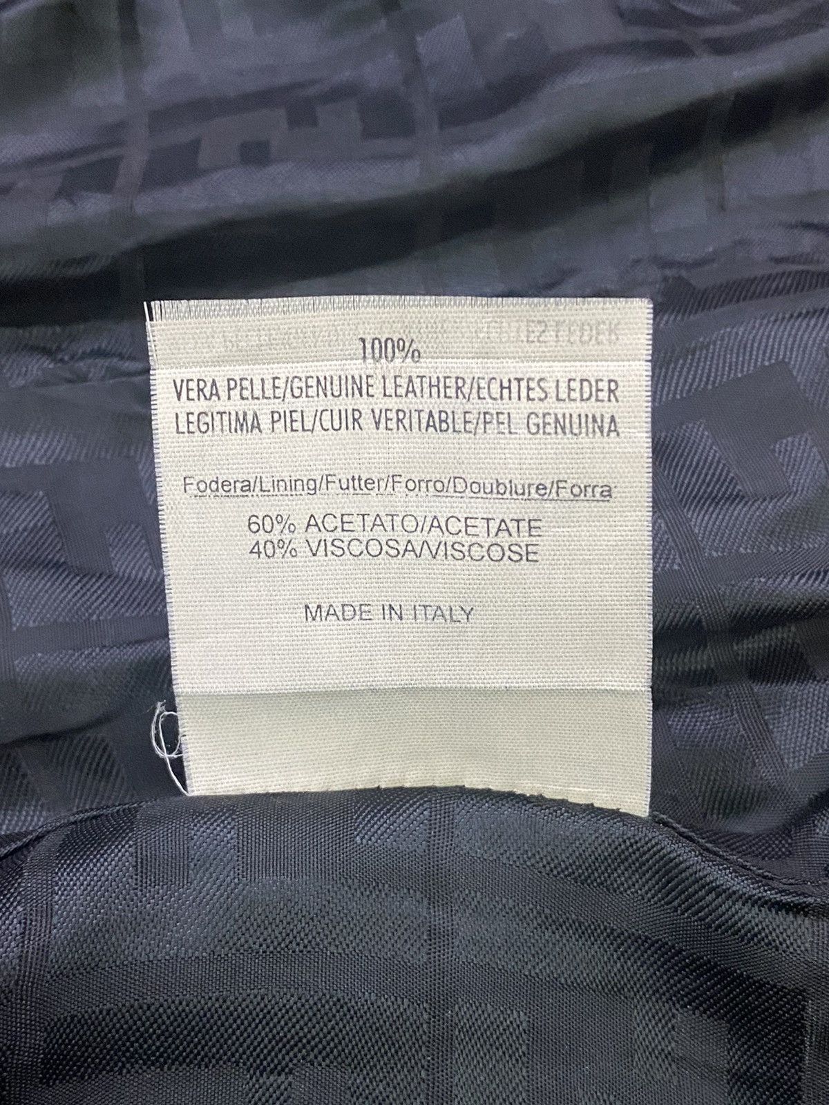 Fendi × Vintage VINTAGE FENDI MONOGRAM LEATHER VEST Size US S / EU 44-46 / 1 - 6 Thumbnail