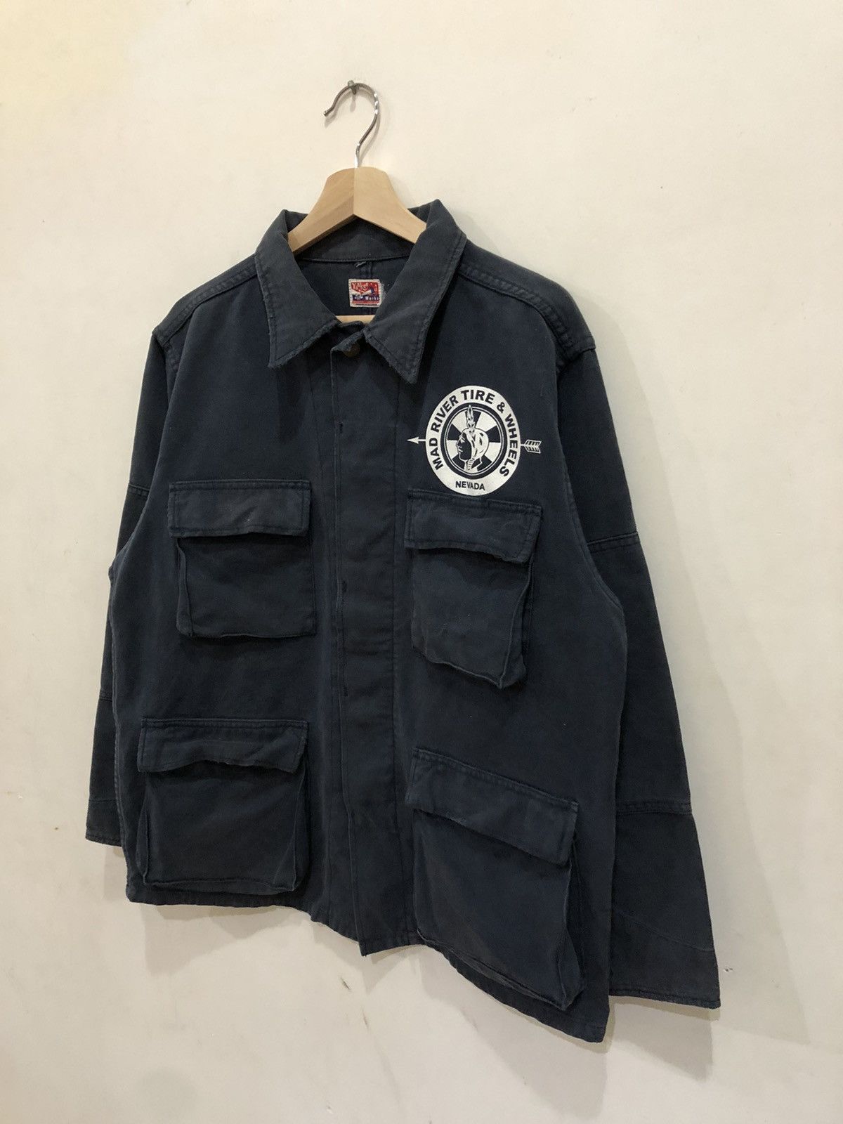 Japanese Brand RARE VINTAGE YANKEE MAD RIVER & AWHEELS NEVADA CHORE Size US M / EU 48-50 / 2 - 6 Thumbnail