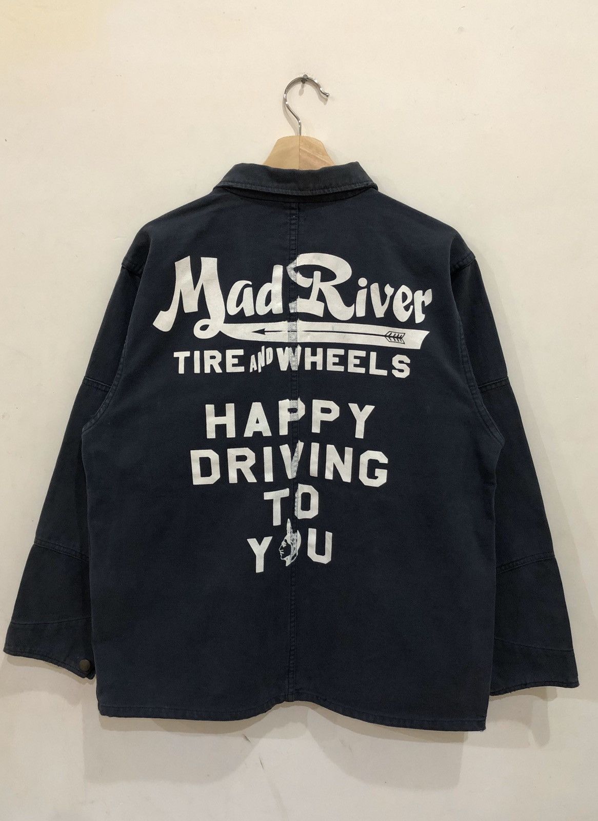 Japanese Brand RARE VINTAGE YANKEE MAD RIVER & AWHEELS NEVADA CHORE Size US M / EU 48-50 / 2 - 3 Thumbnail