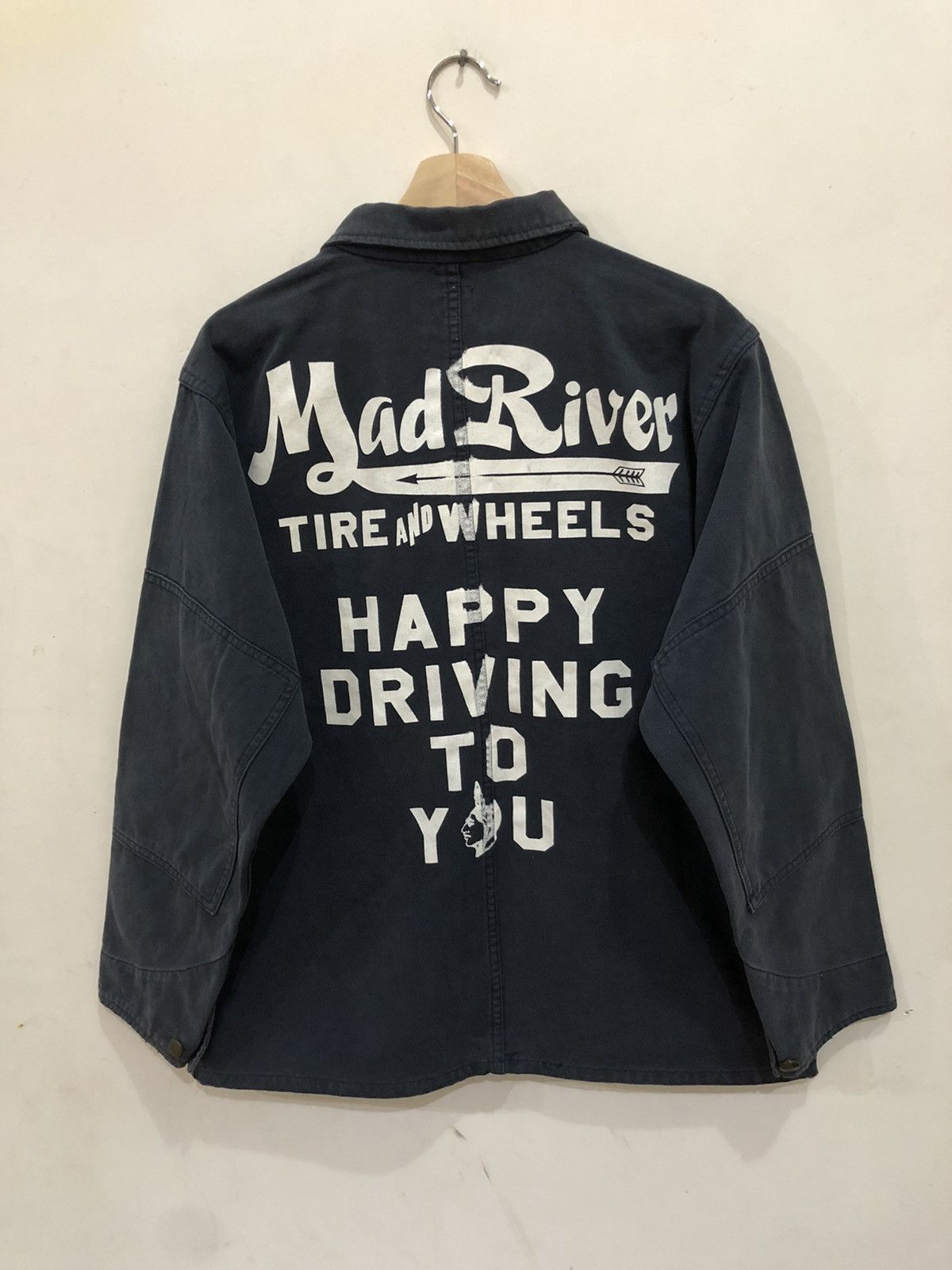 Japanese Brand RARE VINTAGE YANKEE MAD RIVER & AWHEELS NEVADA CHORE Size US M / EU 48-50 / 2 - 8 Thumbnail