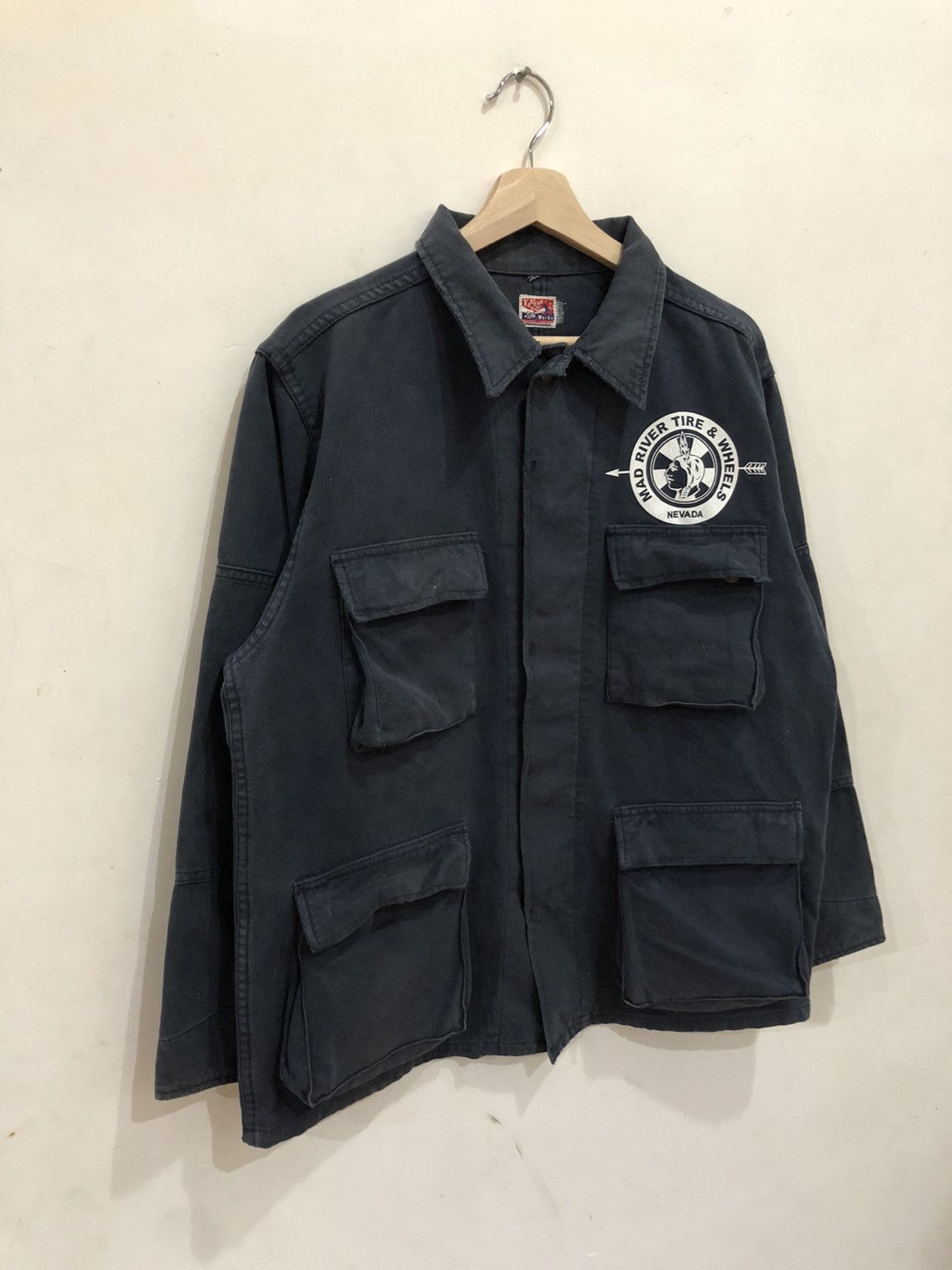 Japanese Brand RARE VINTAGE YANKEE MAD RIVER & AWHEELS NEVADA CHORE Size US M / EU 48-50 / 2 - 5 Thumbnail