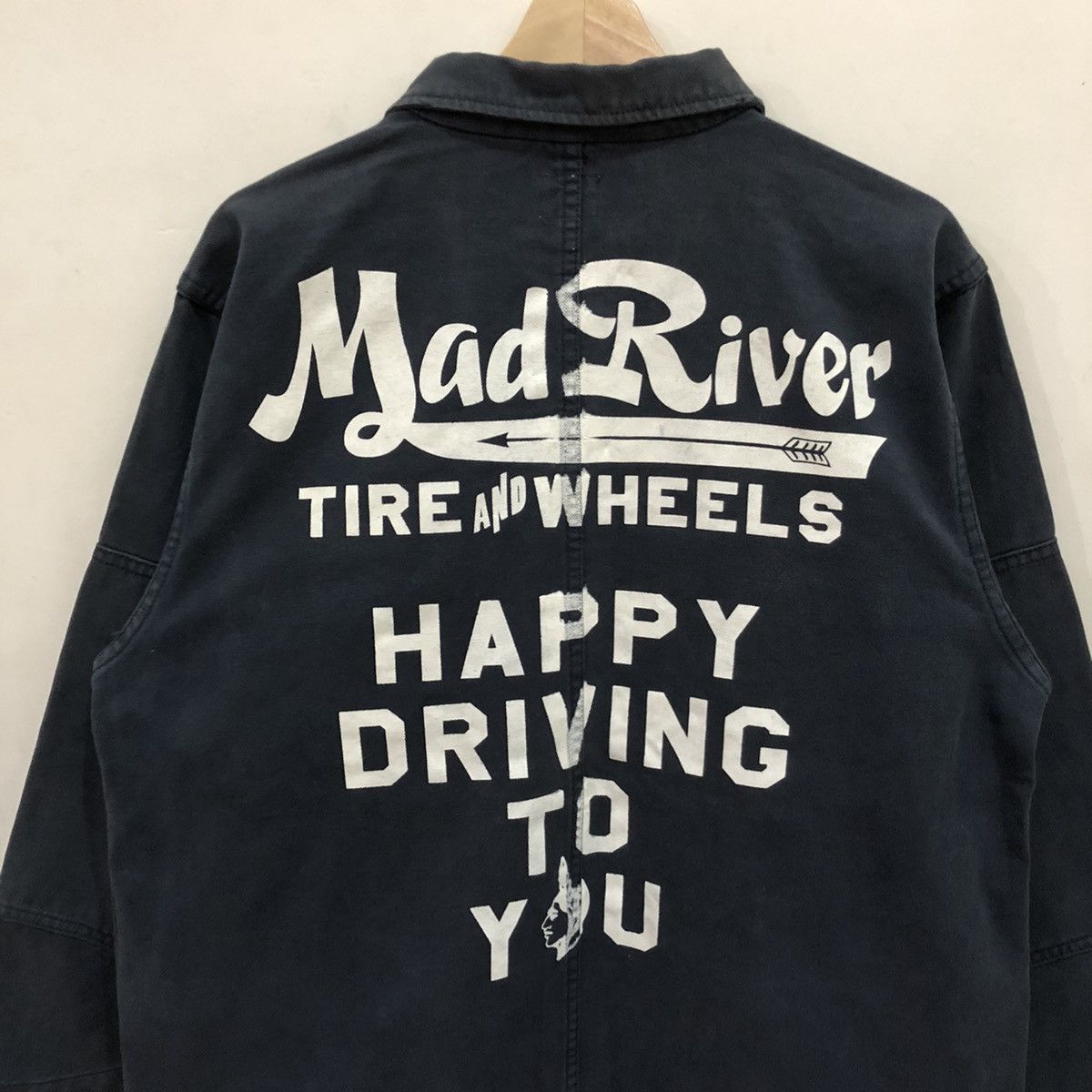 Japanese Brand RARE VINTAGE YANKEE MAD RIVER & AWHEELS NEVADA CHORE Size US M / EU 48-50 / 2 - 9 Thumbnail