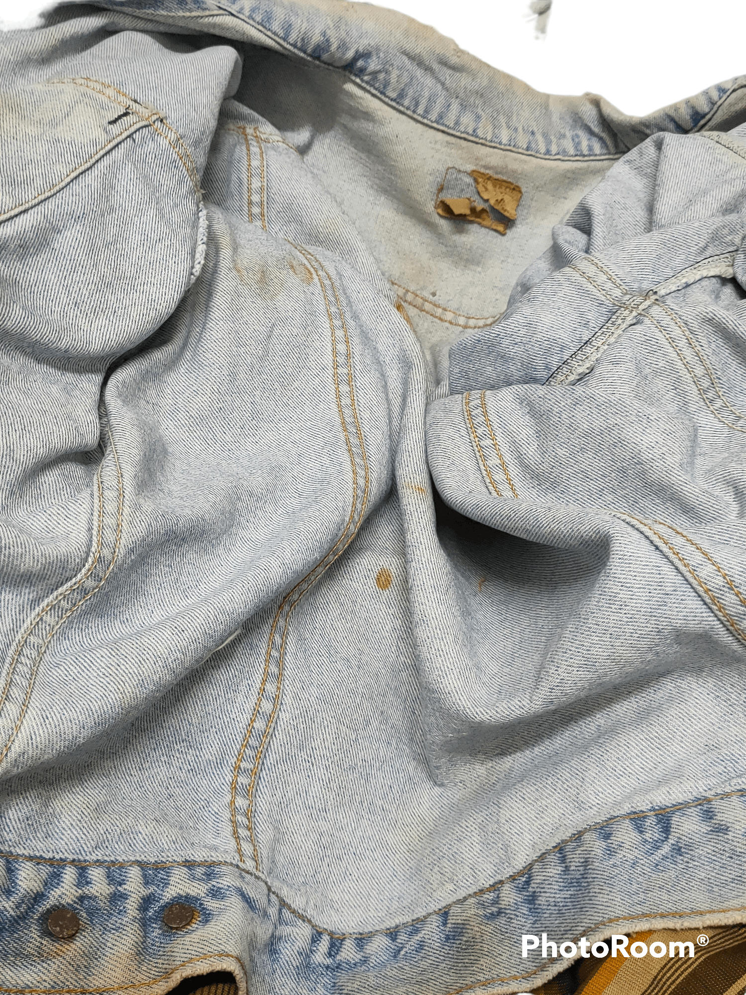 Levi's Rare 🔥🔥 vintage 90s Levi's trucker jacket denim jeans Size US L / EU 52-54 / 3 - 8 Thumbnail