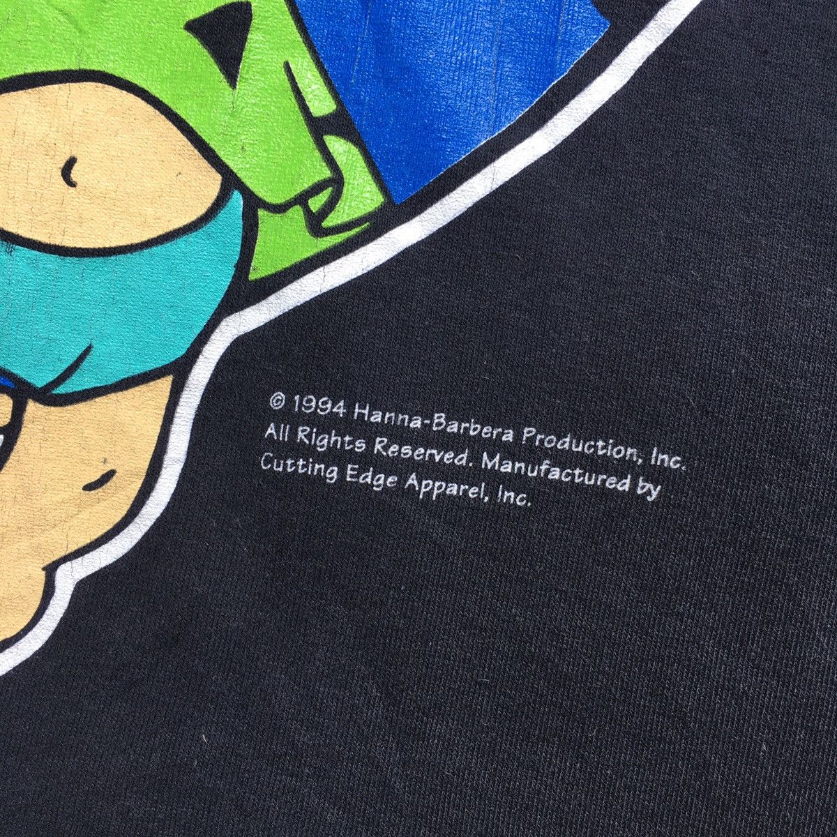 Cartoon Network × Vintage Vintage 90s The Flinstone Cartoon Hanna-Barbera Tee Size US L / EU 52-54 / 3 - 5 Thumbnail