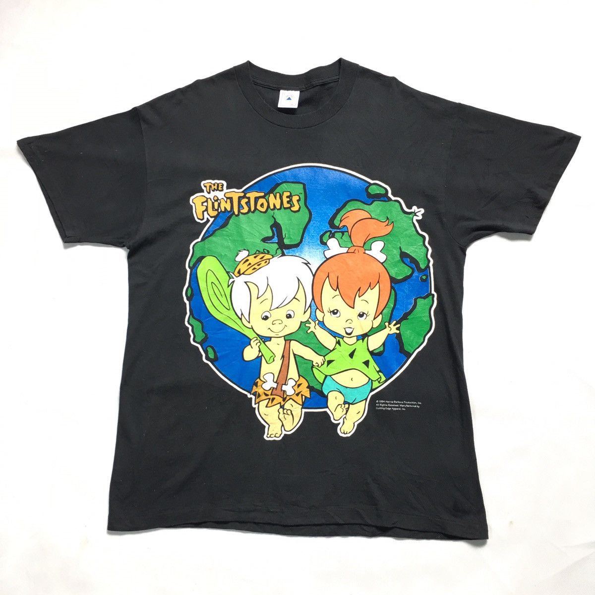 Cartoon Network × Vintage Vintage 90s The Flinstone Cartoon Hanna-Barbera Tee Size US L / EU 52-54 / 3 - 1 Thumbnail