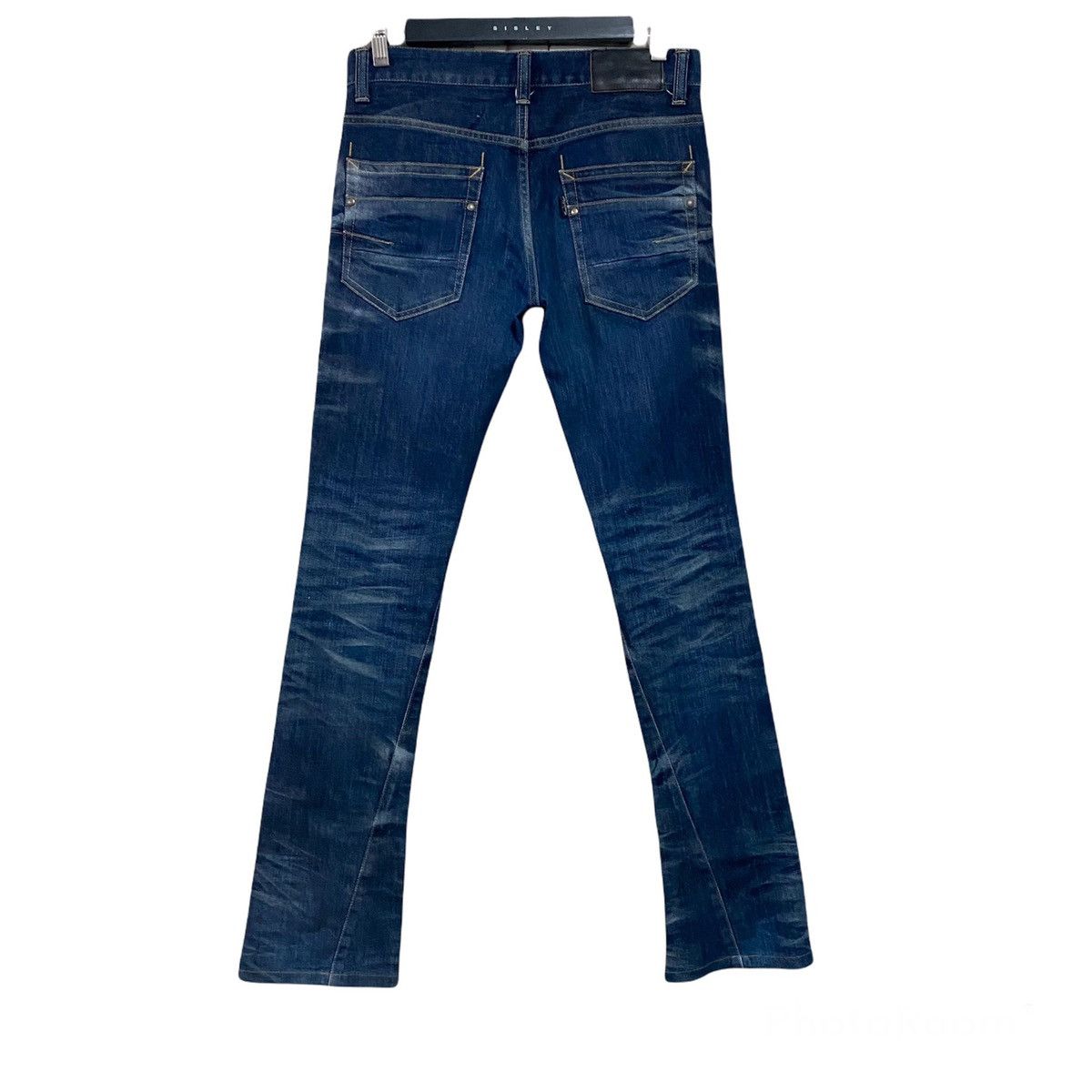 Tornado Mart Tornado Mart Whisker Denim Flare Jeans Size US 30 / EU 46 - 2 Thumbnail