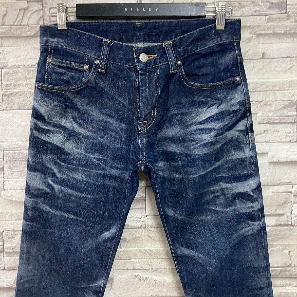 Tornado Mart Tornado Mart Whisker Denim Flare Jeans Size US 30 / EU 46 - 4 Thumbnail
