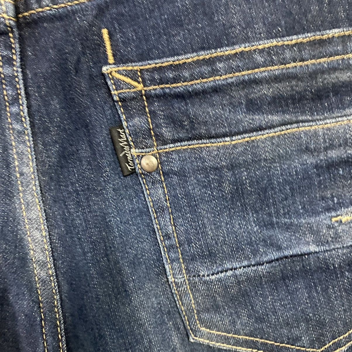 Tornado Mart Tornado Mart Whisker Denim Flare Jeans Size US 30 / EU 46 - 10 Thumbnail