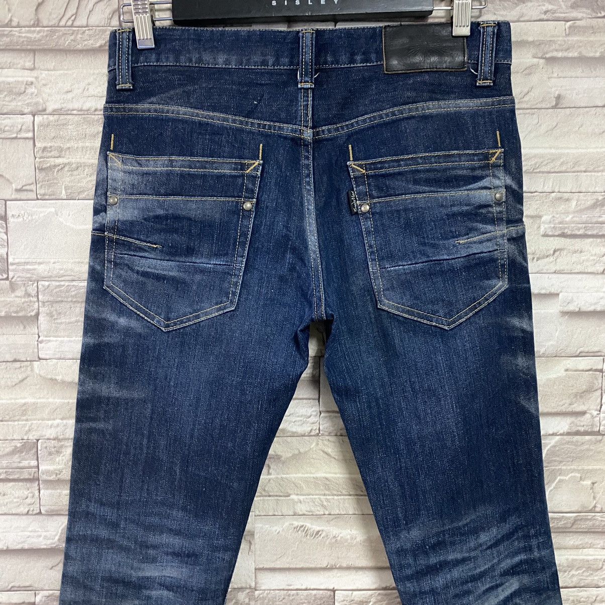 Tornado Mart Tornado Mart Whisker Denim Flare Jeans Size US 30 / EU 46 - 7 Thumbnail