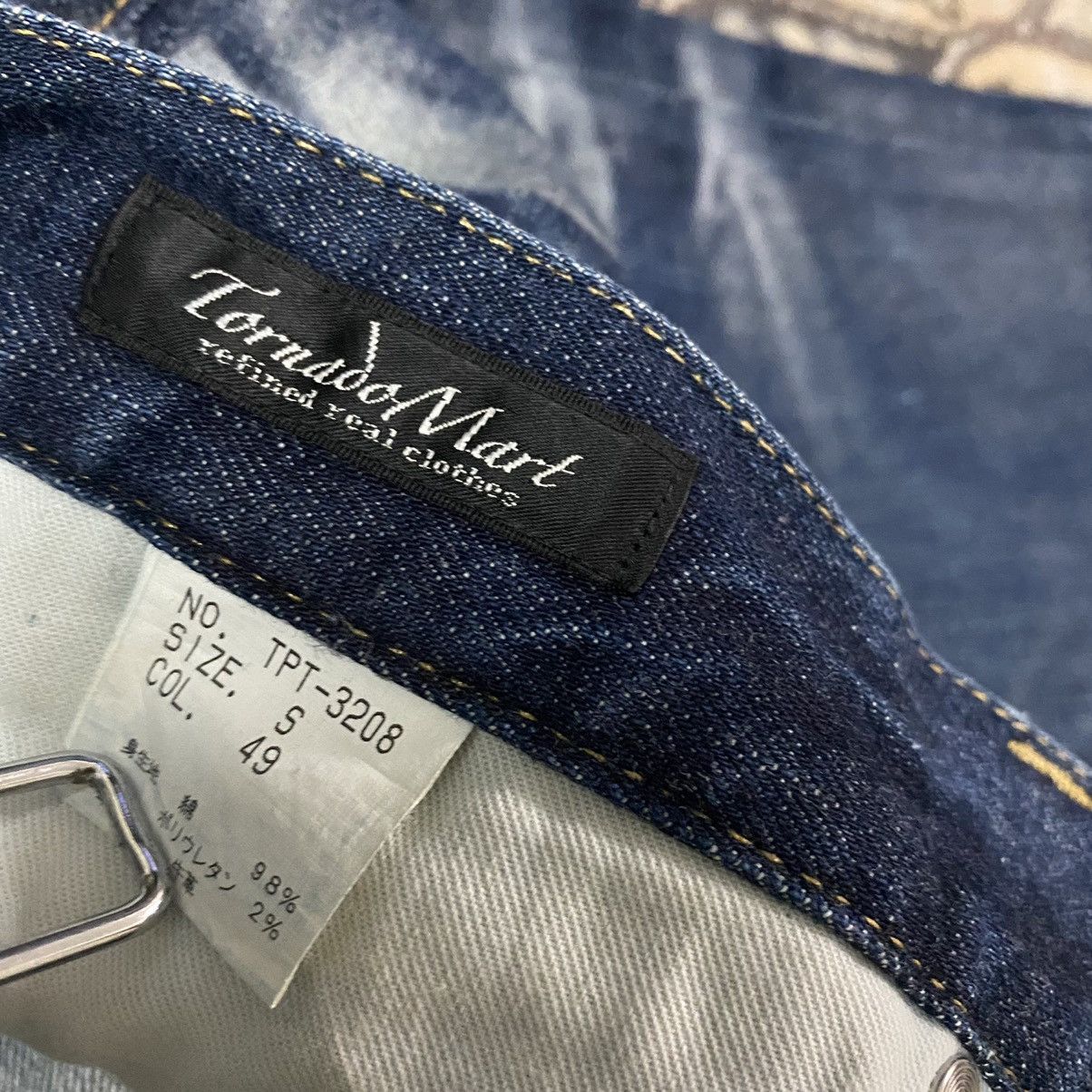 Tornado Mart Tornado Mart Whisker Denim Flare Jeans Size US 30 / EU 46 - 11 Thumbnail