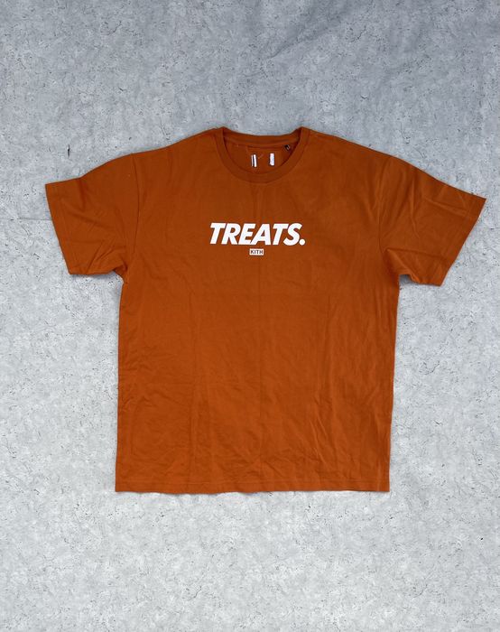 Kith NEW Kith Tee T Shirt Orange Treats | Grailed