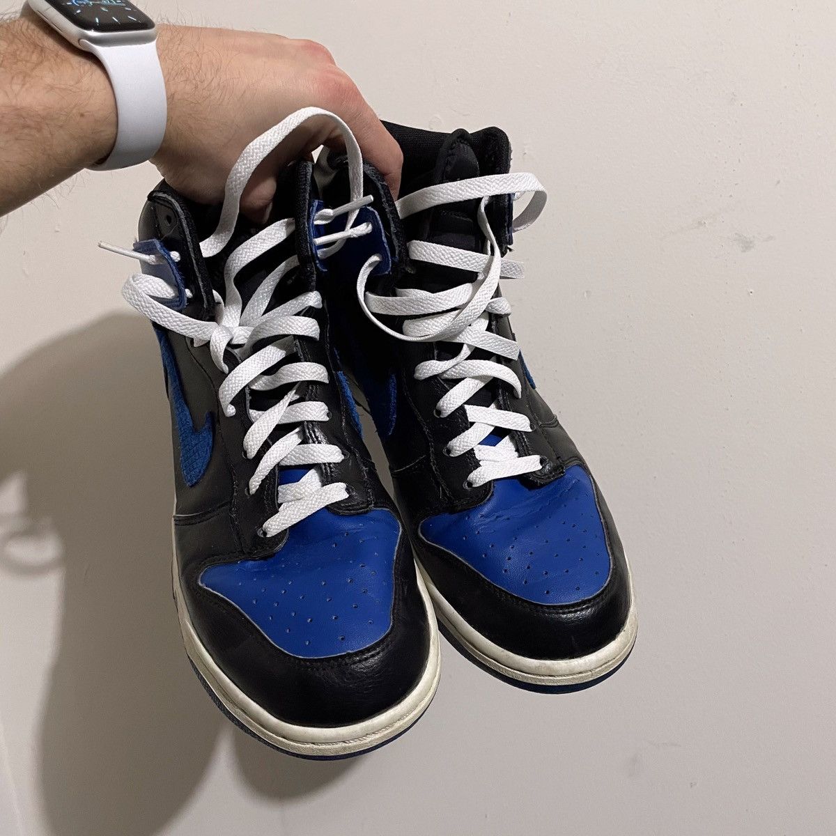 Nike Dunk High Black | Old Royal-White Size US 10 / EU 43 - 2 Thumbnail