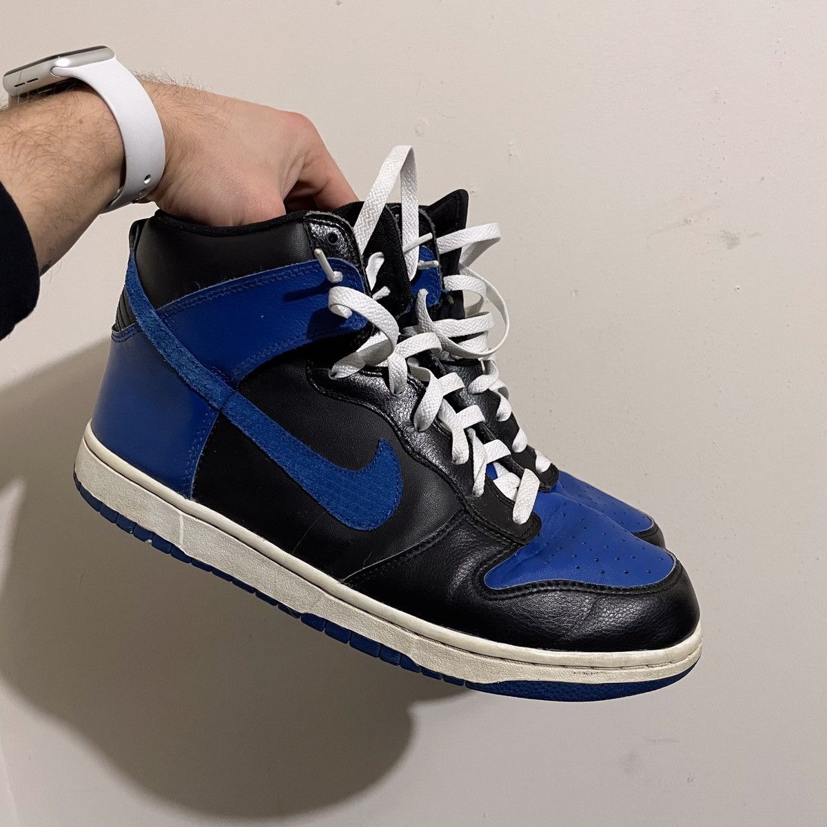 Nike Dunk High Black | Old Royal-White Size US 10 / EU 43 - 1 Thumbnail