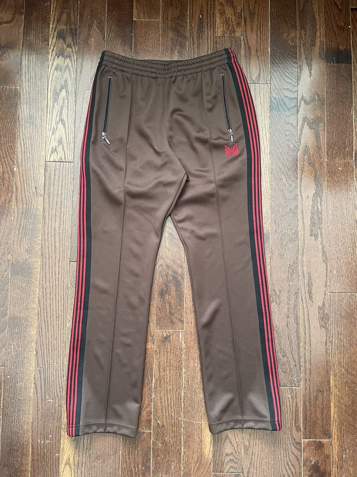 Needles Needles Track Pants Japan Exclusive Brown / Red Size US 30 / EU 46 - 1 Thumbnail