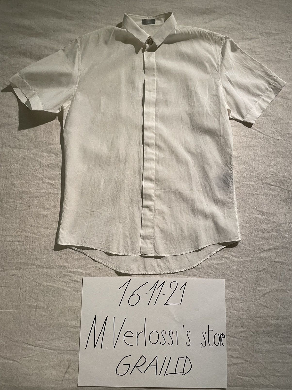 Dior × Kris Van Assche Metal button Shirt Size US XS / EU 42 / 0 - 1 Thumbnail