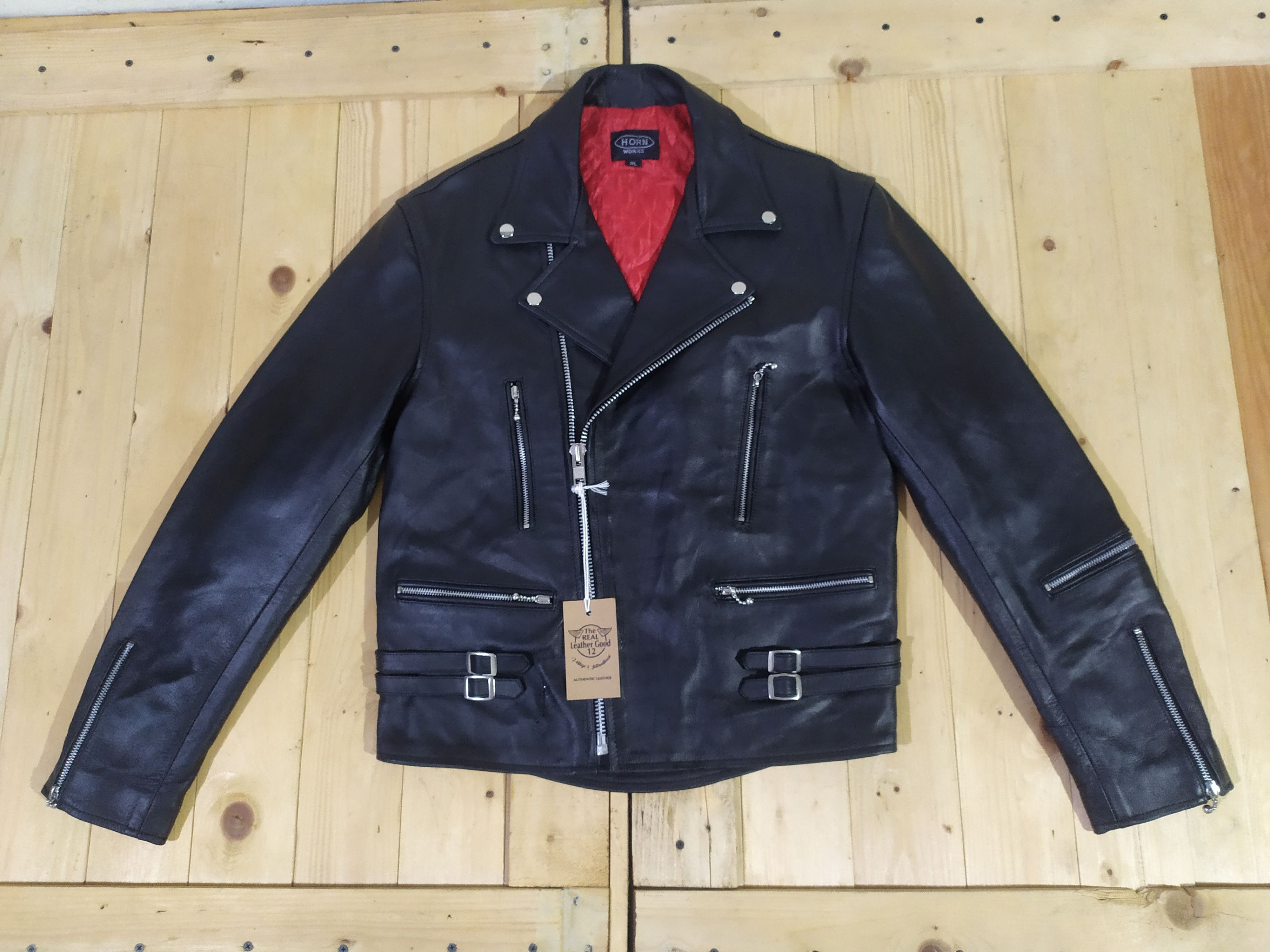 ジャケット・アウター luv maison japanese label leather jacket luv maison japanese label leather jacket