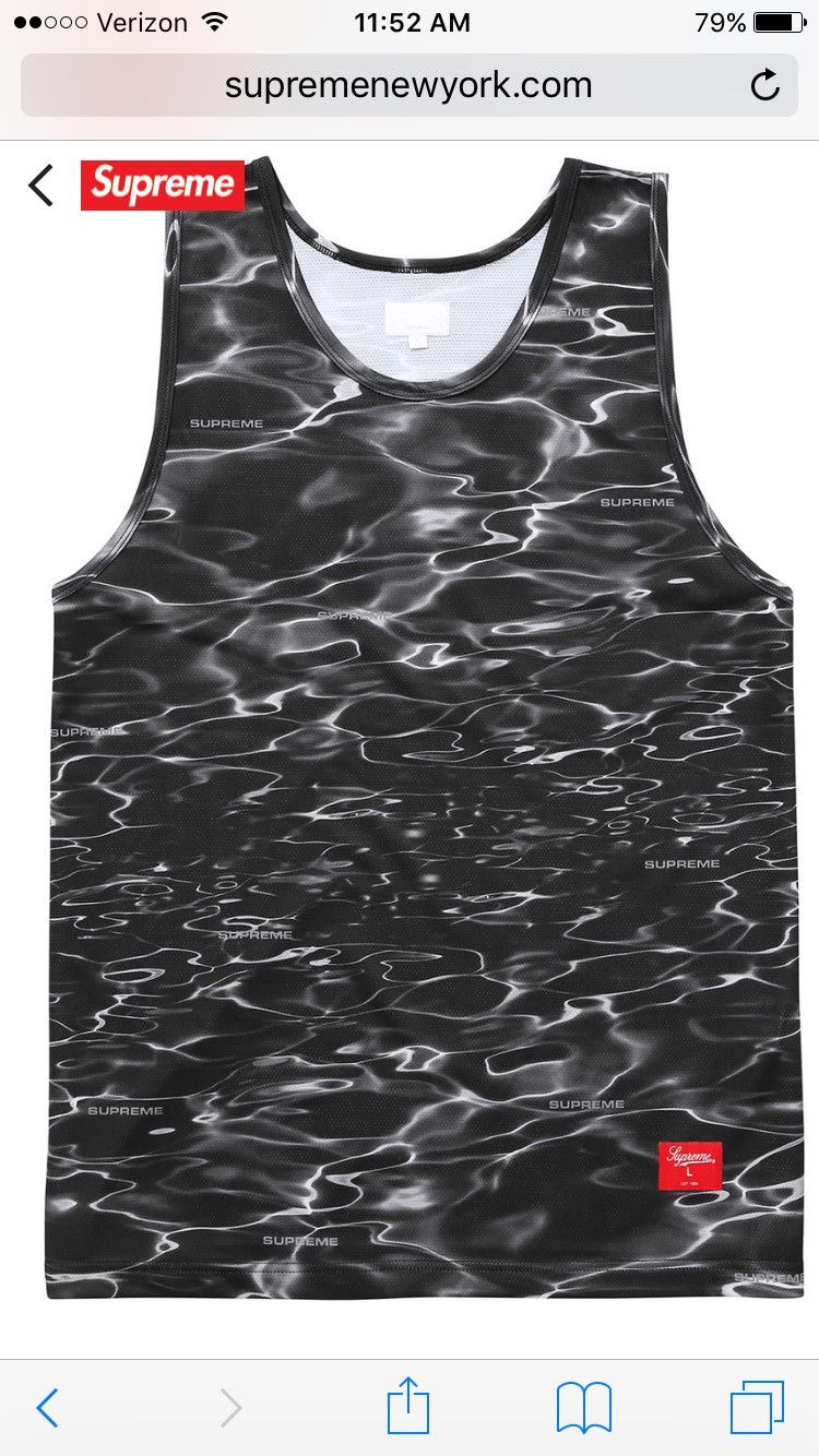 Supreme Supreme Ripple Tank Top