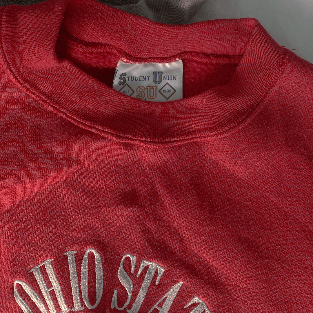 Vintage 1990s Vintage Ohio State Stitched Sweatshirt Size US L / EU 52-54 / 3 - 2 Thumbnail
