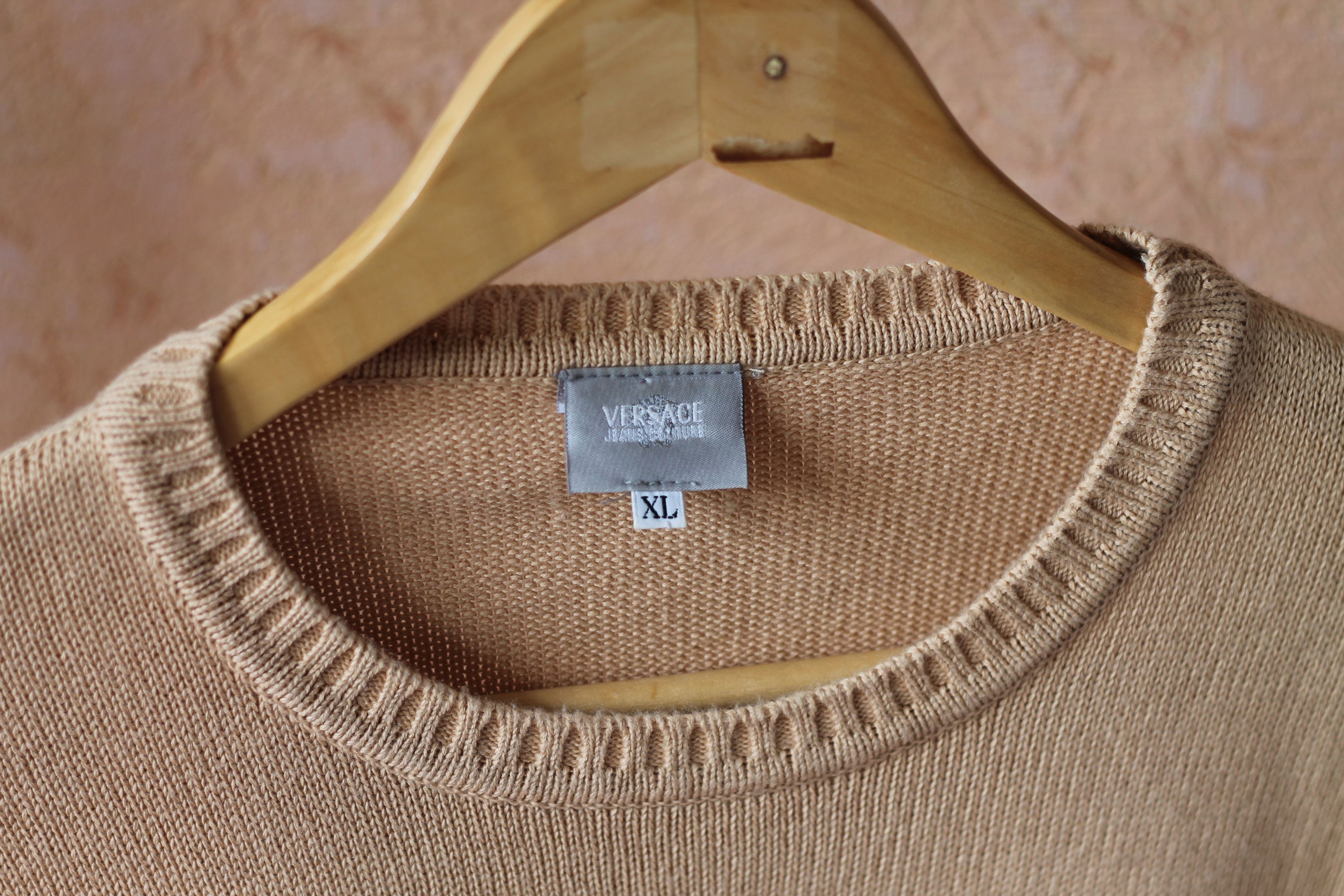 Versace × Versace Jeans Couture × Vintage Versace Jeans Couture big logo medusa sweater Size US XL / EU 56 / 4 - 5 Thumbnail