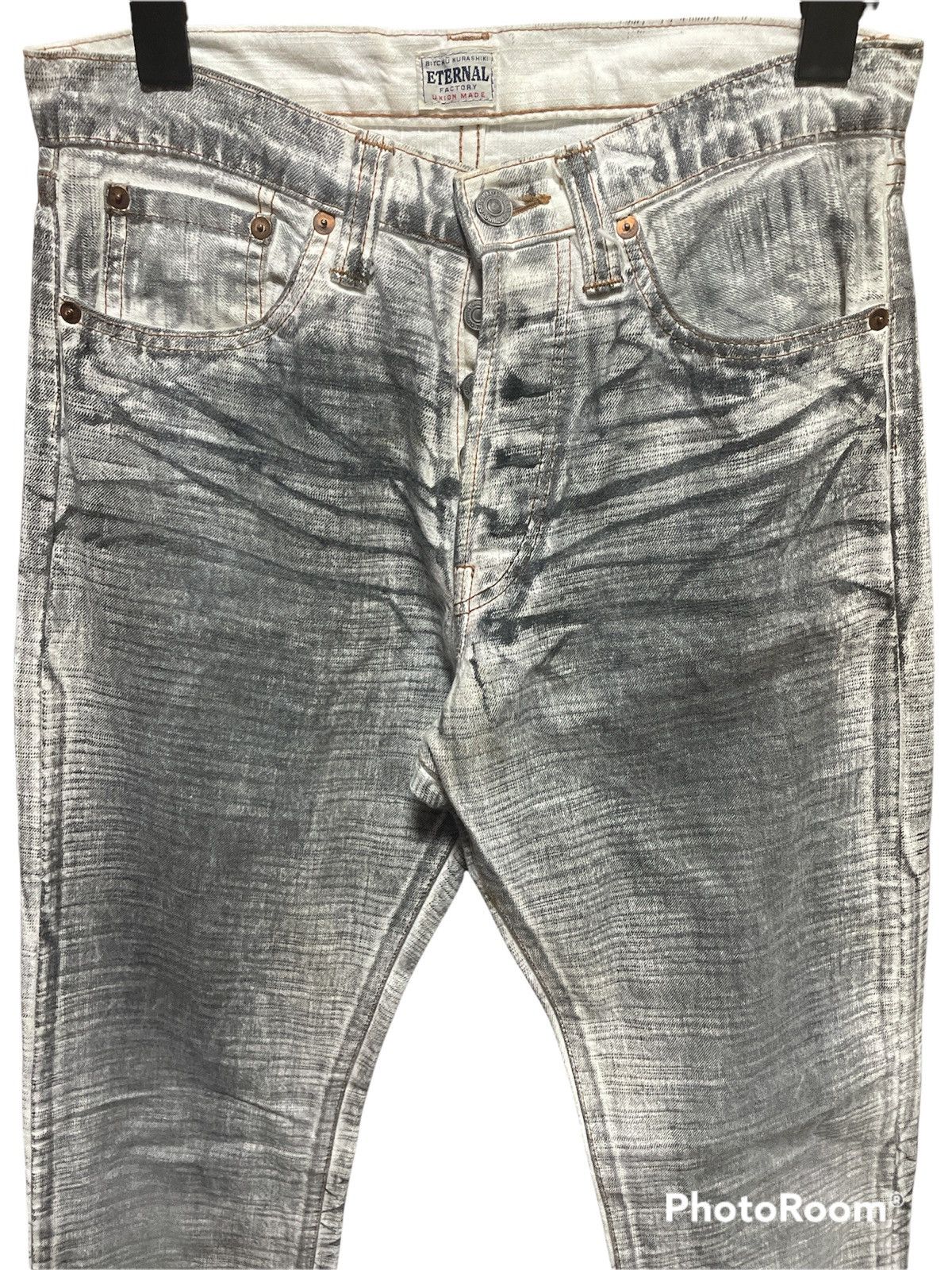 Eternal Rare Eternal Distressed Bleach Jeans Size US 30 / EU 46 - 2 Thumbnail