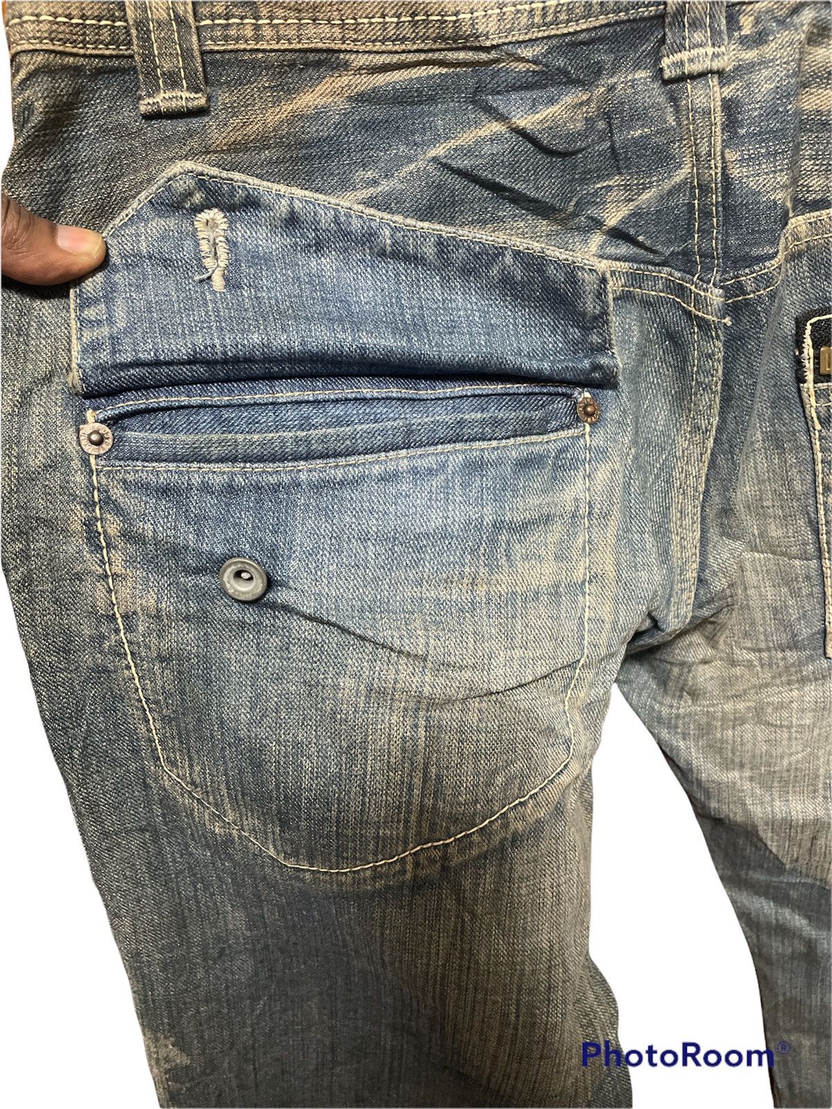 Johnbull Distressed John Bull Kojima Jeans Size US 33 - 5 Thumbnail