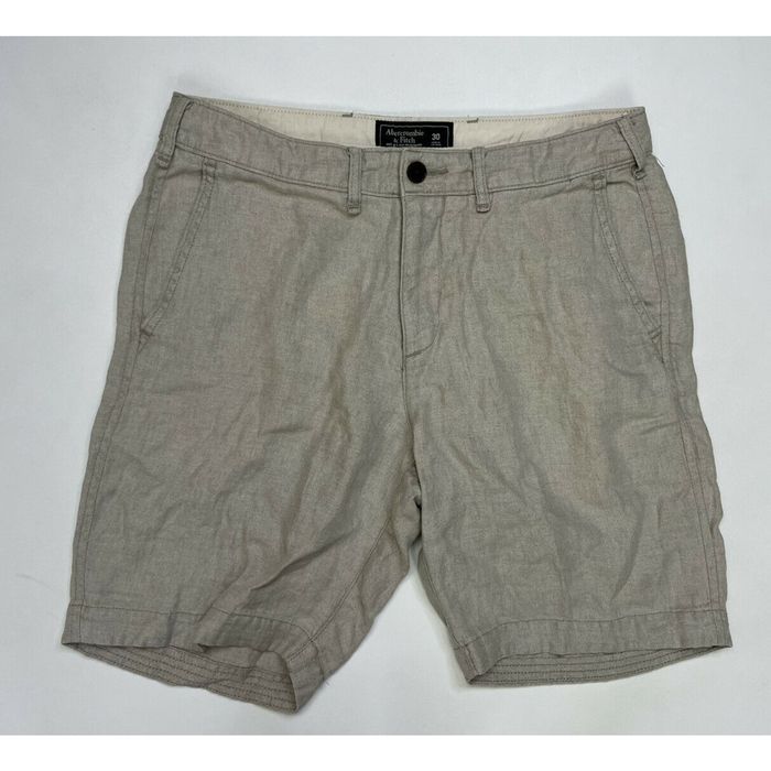 Abercrombie & Fitch Abercrombie & Fitch Linen Shorts Men Adult Size 30 ...