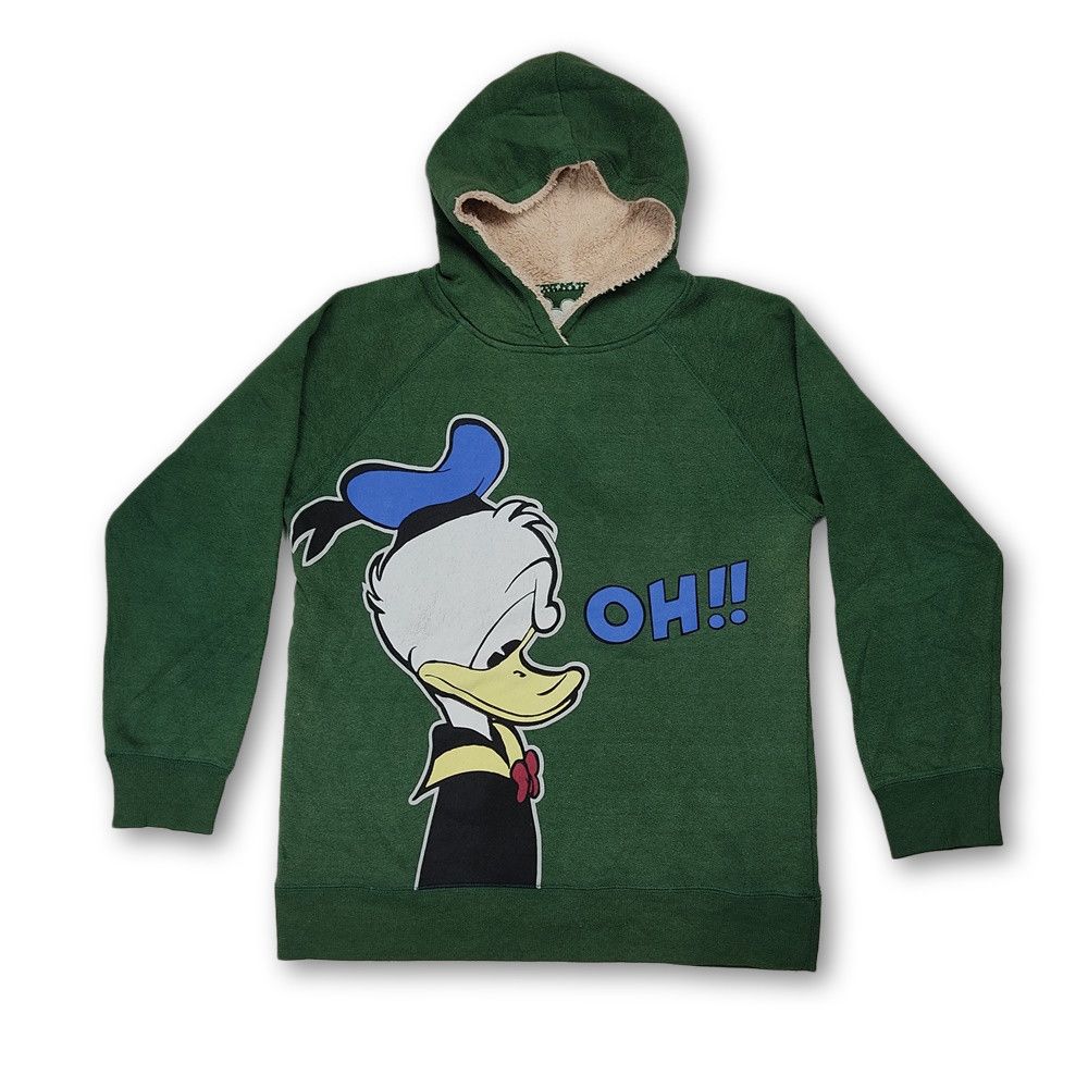 Cartoon Network × Disney × Vintage Vintage Disney Donald Duck Cartoon Winter Hoodie Size US XL / EU 56 / 4 - 1 Thumbnail