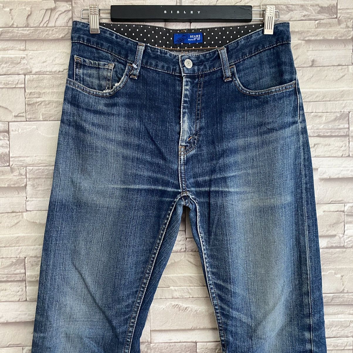 Beams Plus Beams Denim Jeans Distressed Polkadot Size US 32 / EU 48 - 4 Thumbnail