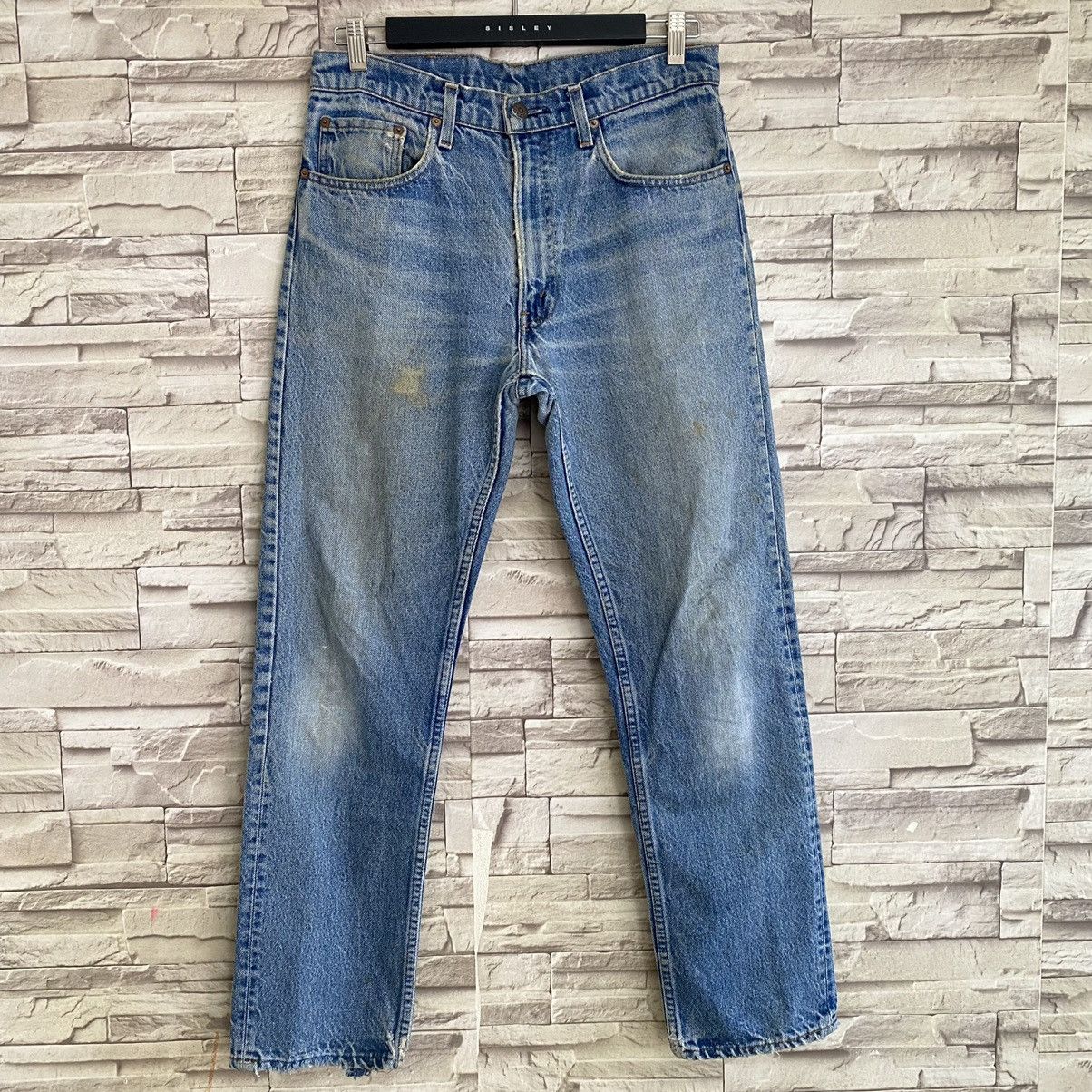 Levi's Vintage 80s Levis 515 Distressed Jeans Size US 32 / EU 48 - 3 Thumbnail