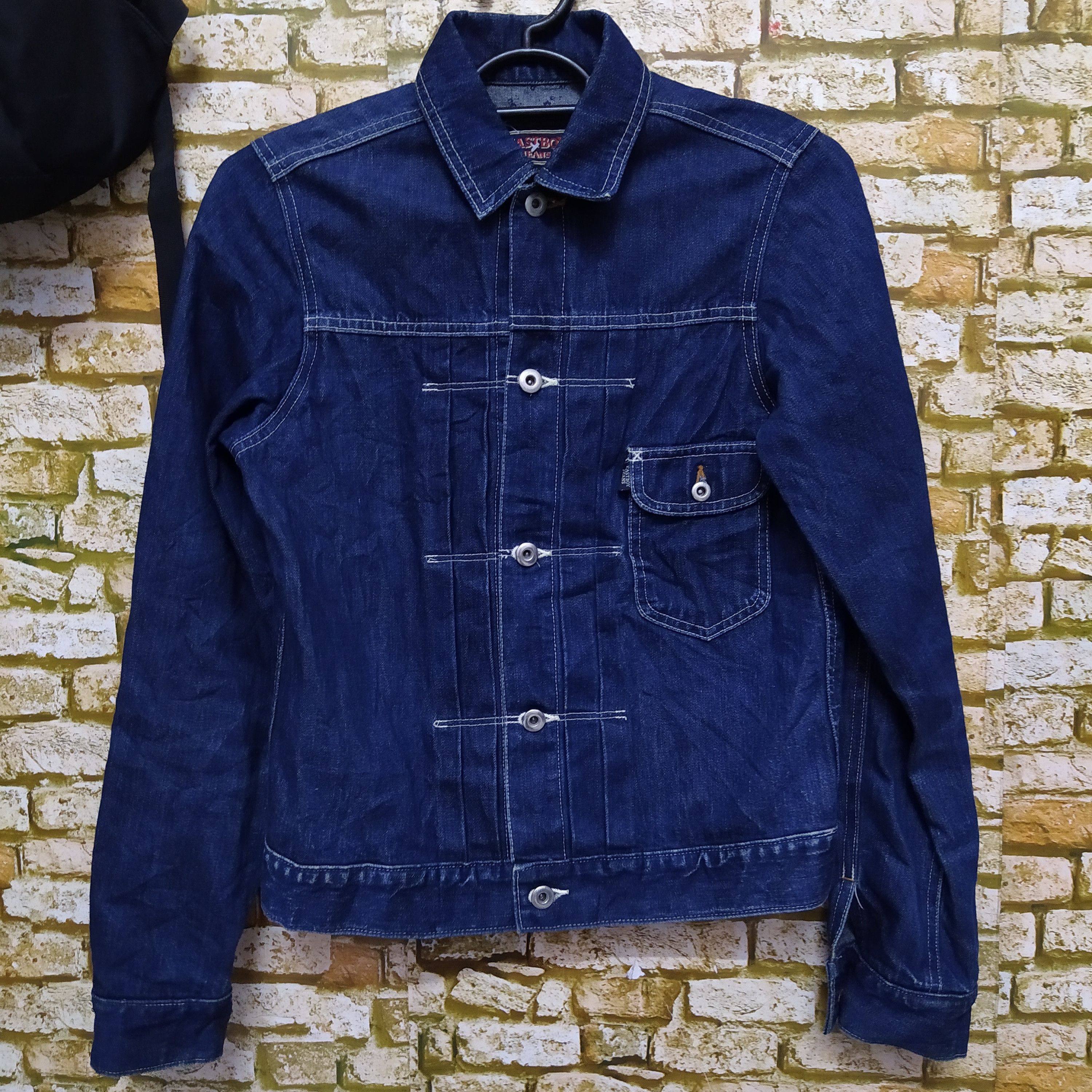 Vintage EAST BOY DENIM JACKET SINGLE POCKET (D362) | Grailed