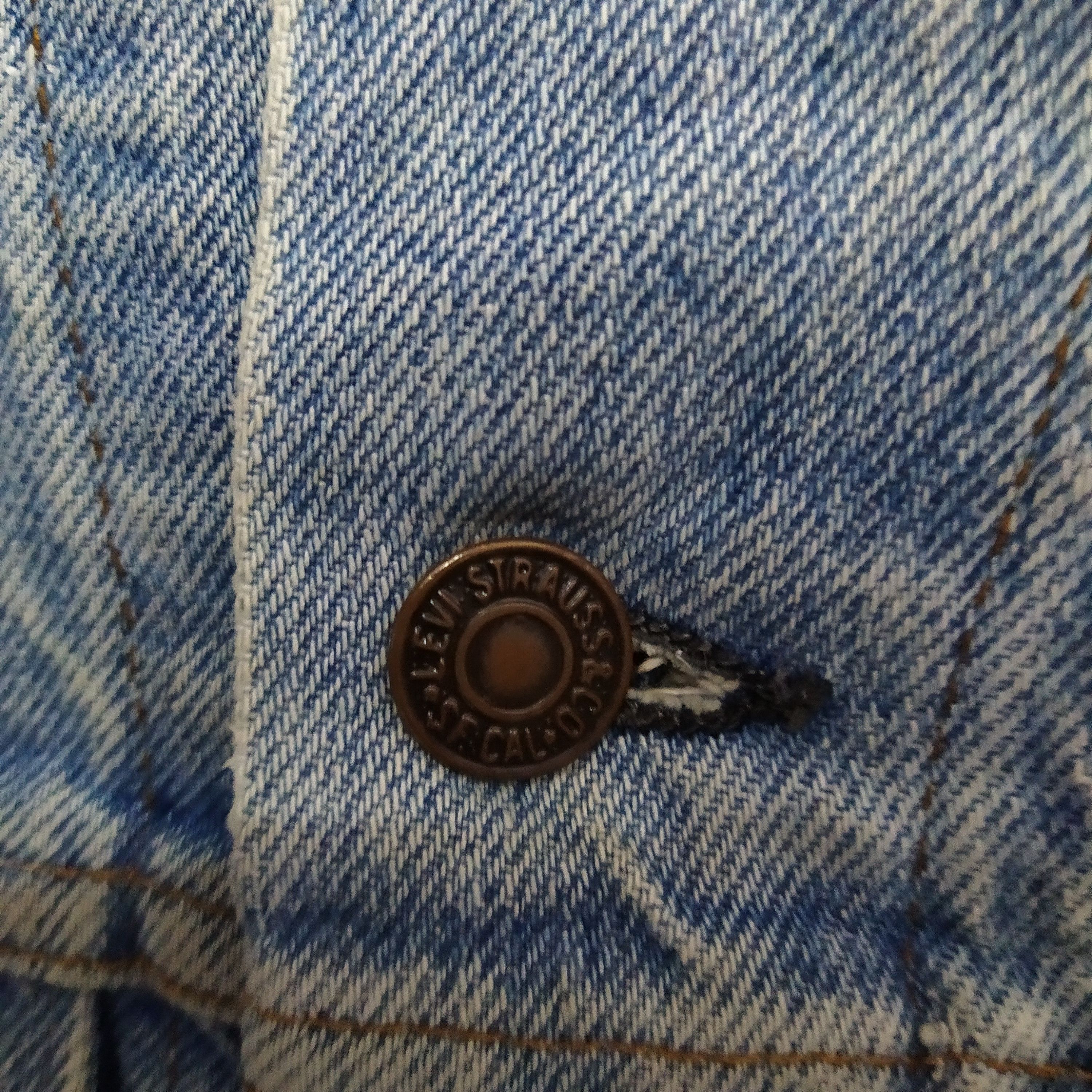 Levi's × Vintage 70/80s LEVIS 505 TRUCJER DENIM JACKET BUTTON #52 (D361) Size US M / EU 48-50 / 2 - 2 Thumbnail