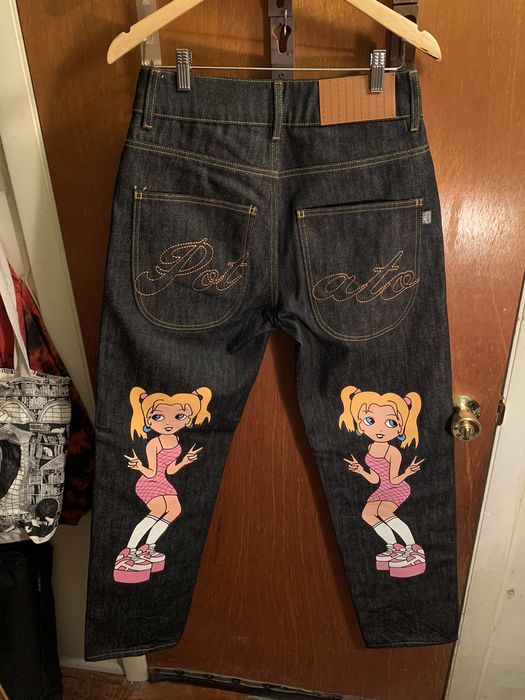 Imran Potato Imran Potato Anime Jeans, Grailed