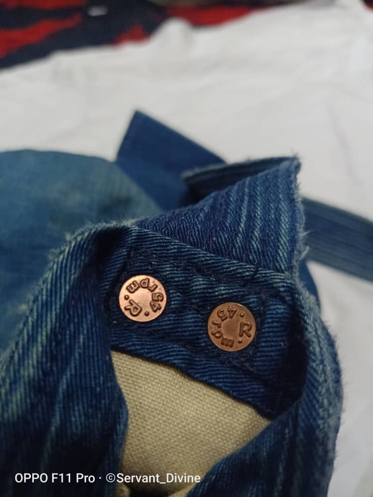 45rpm 45rpm Shoulder Natural Indigo dyed soft Bag Size ONE SIZE - 10 Thumbnail
