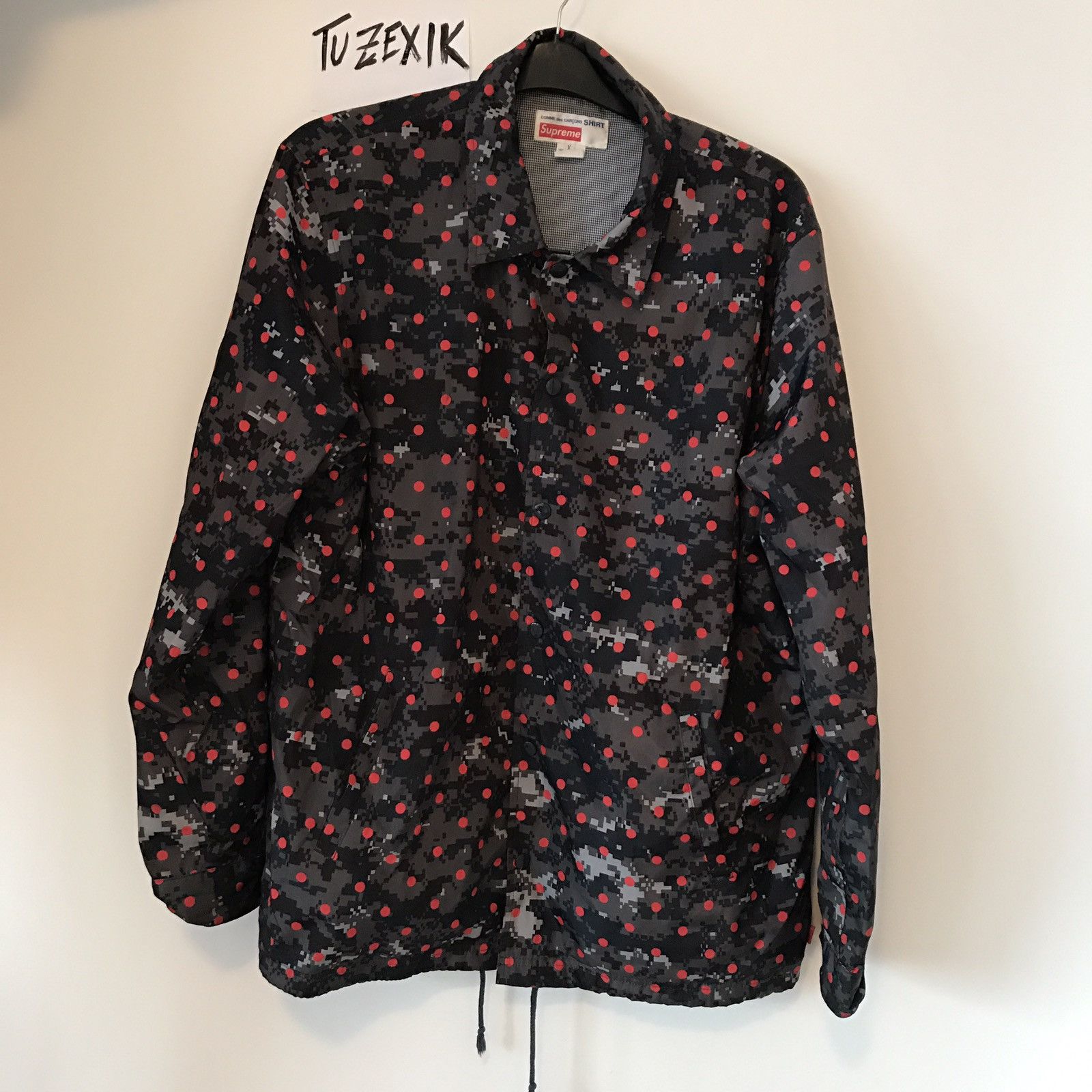 Supreme cdg store coach jacket