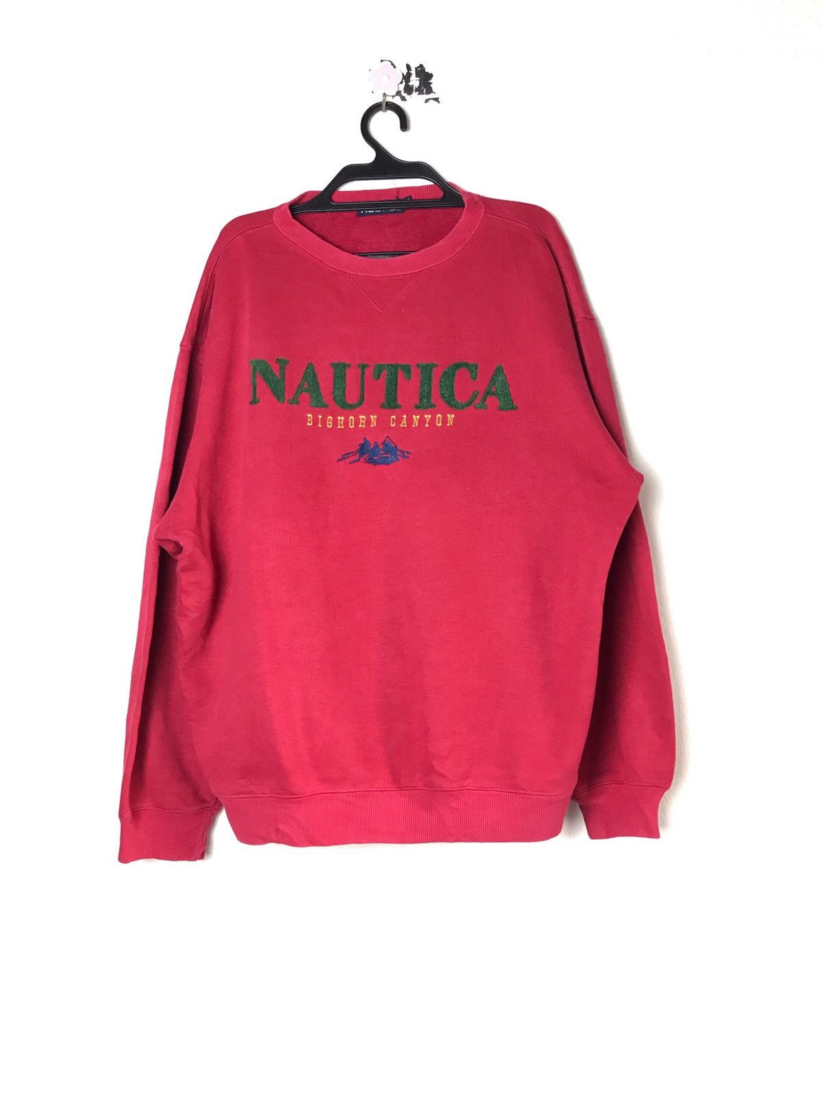 Vintage Nautica Sweatshirt Big Logo cw21