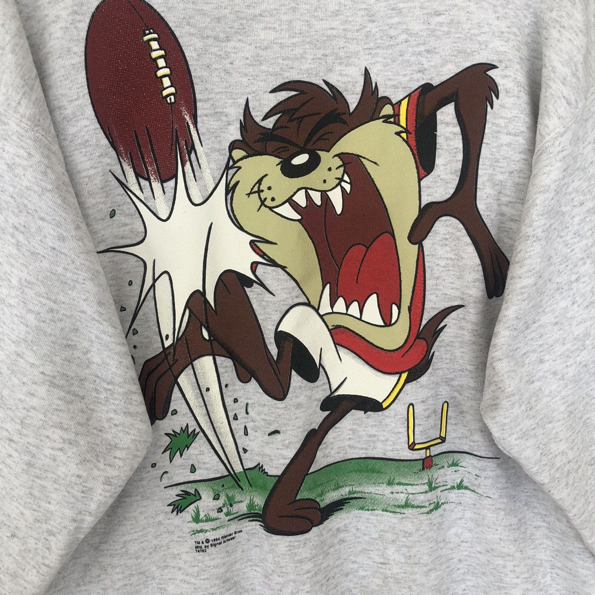 Cartoon Network × Vintage × Warner Bros Vintage 1994 Warnes Bros Tazmania Backprint Big Logo Size US L / EU 52-54 / 3 - 12 Thumbnail