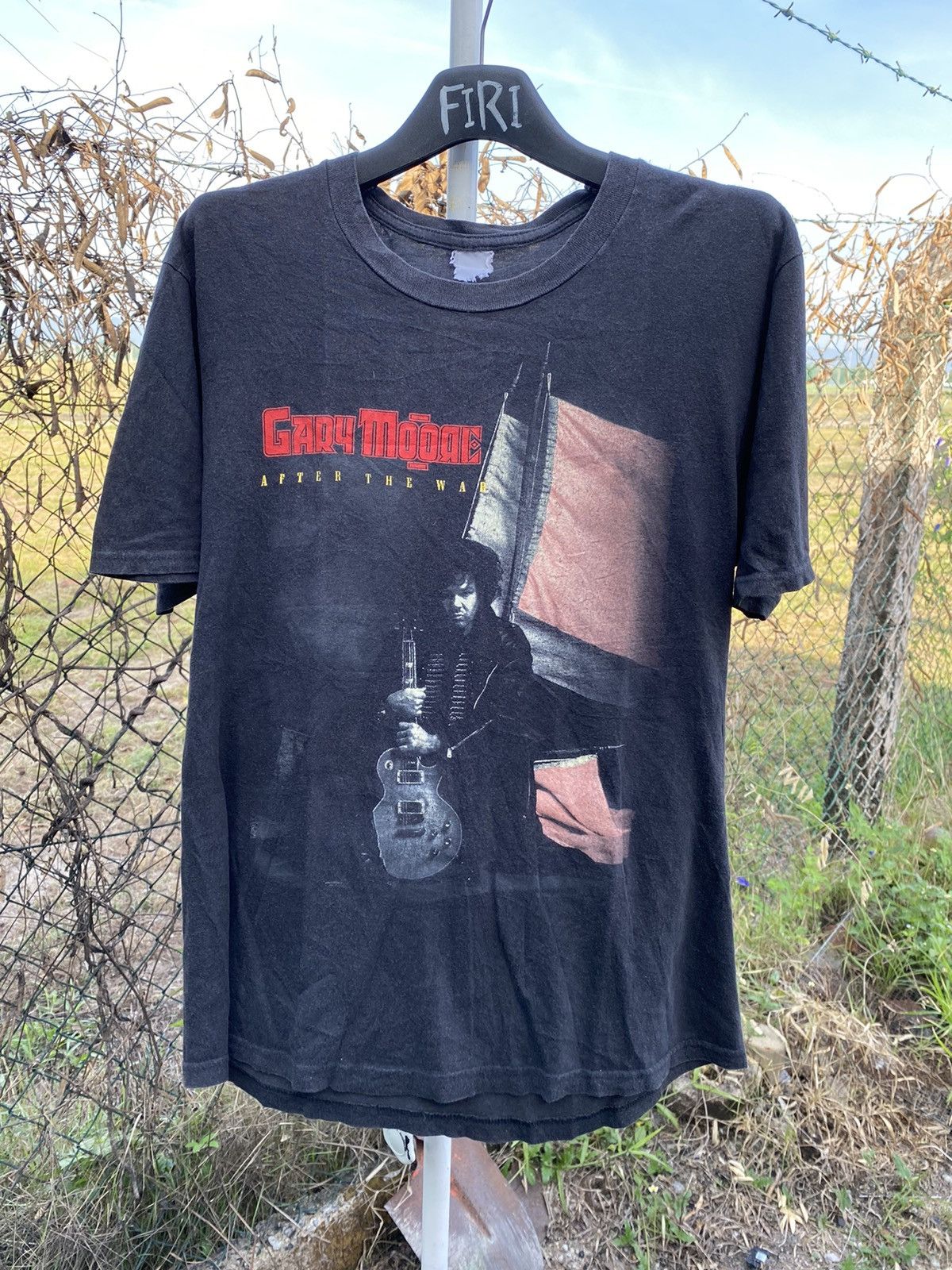 ミュージシャン GARY MOORE after the war tour Tshirt L GARY MOORE after the war tour Tshirt L