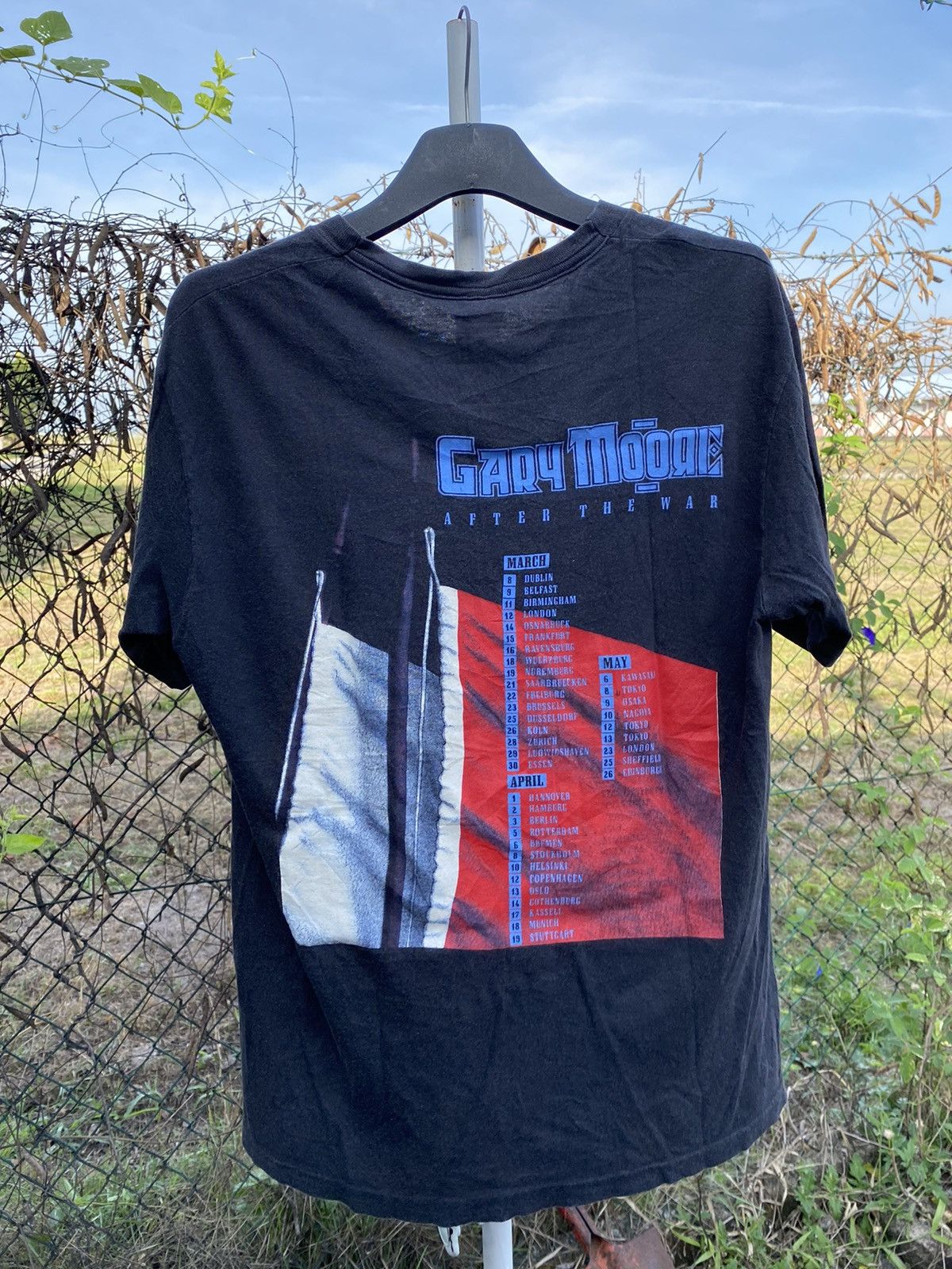 GARY MOORE after the war tour Tshirt L