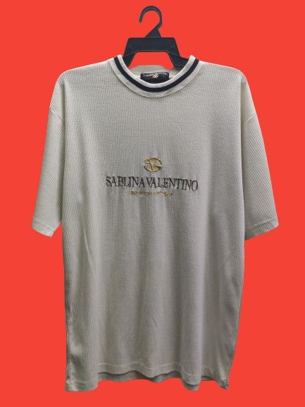 Vintage 🔥 Vintage Sablina Valentino t shirt embroidery Size US M / EU 48-50 / 2 - 1 Thumbnail