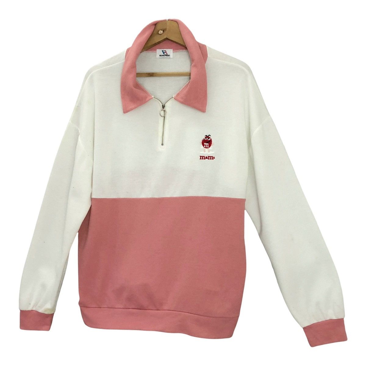 Japanese Brand M&M Small Logo Collar Sweatshirts Size L Size US L / EU 52-54 / 3 - 3 Thumbnail