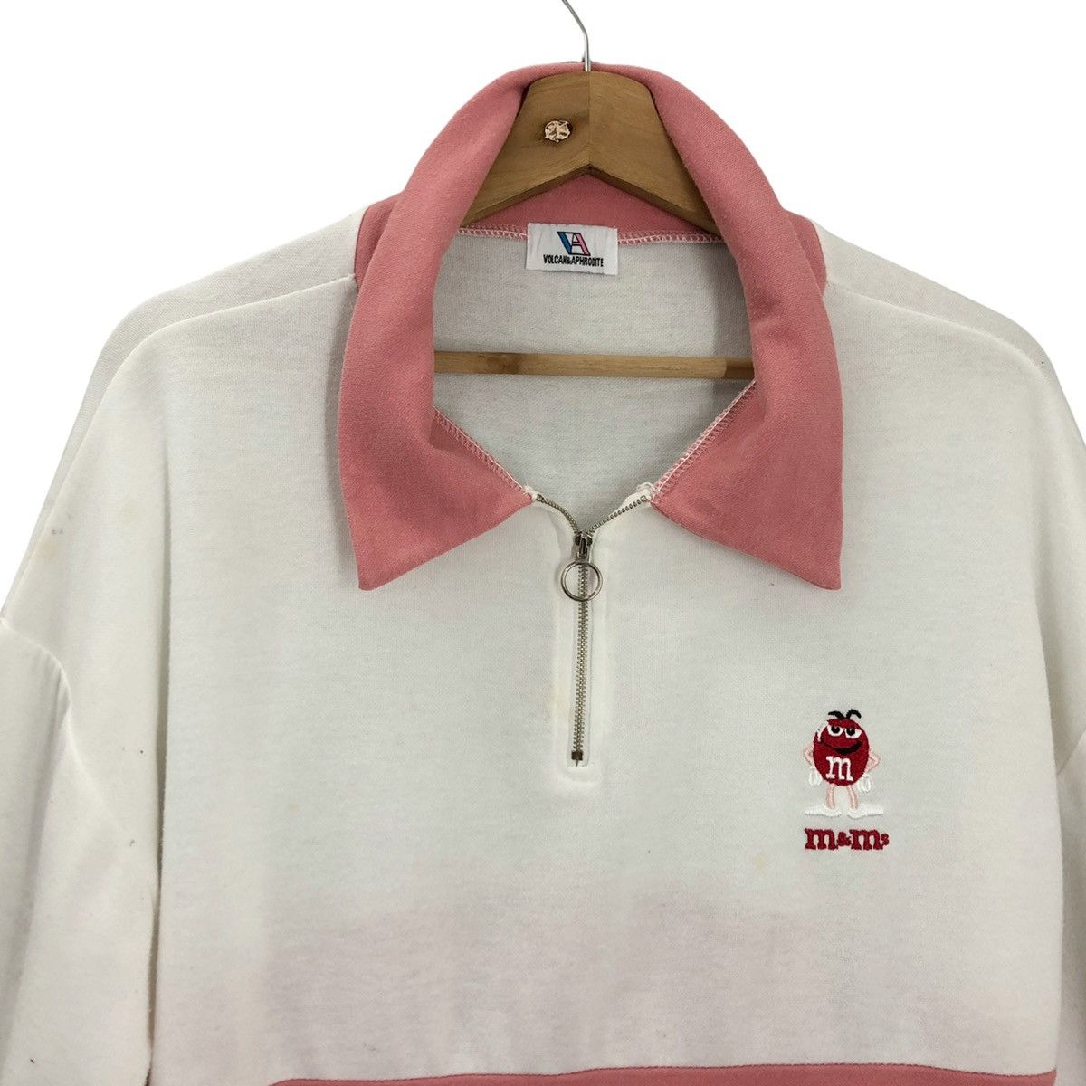 Japanese Brand M&M Small Logo Collar Sweatshirts Size L Size US L / EU 52-54 / 3 - 4 Thumbnail